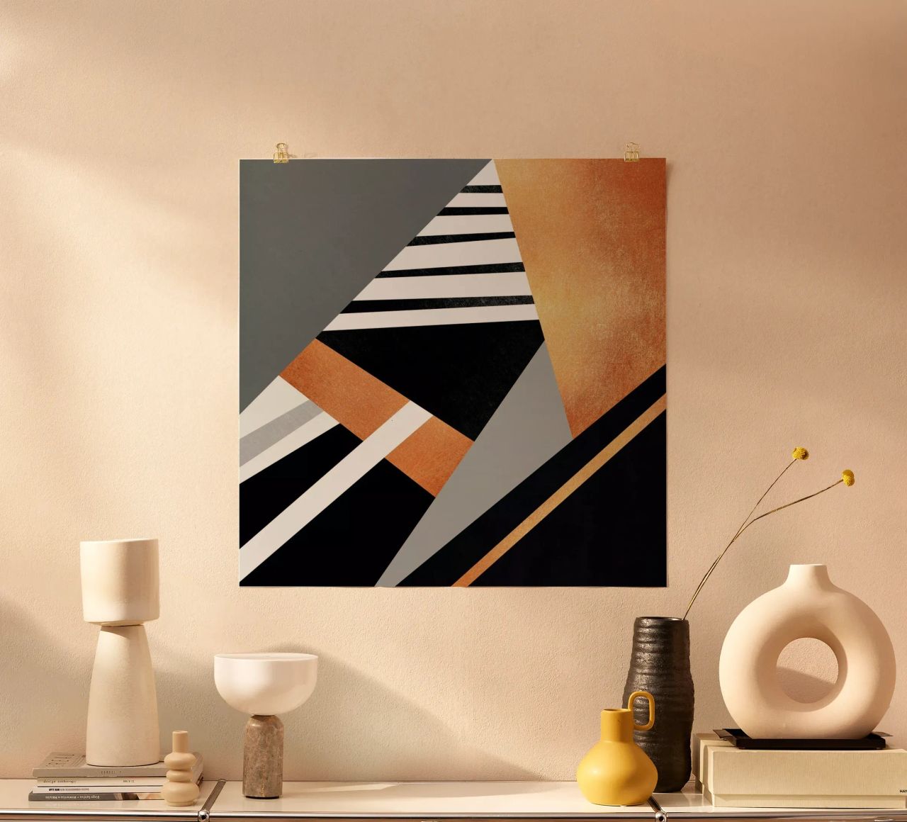 Geometric Combination poster by Elisabeth Fredriksson