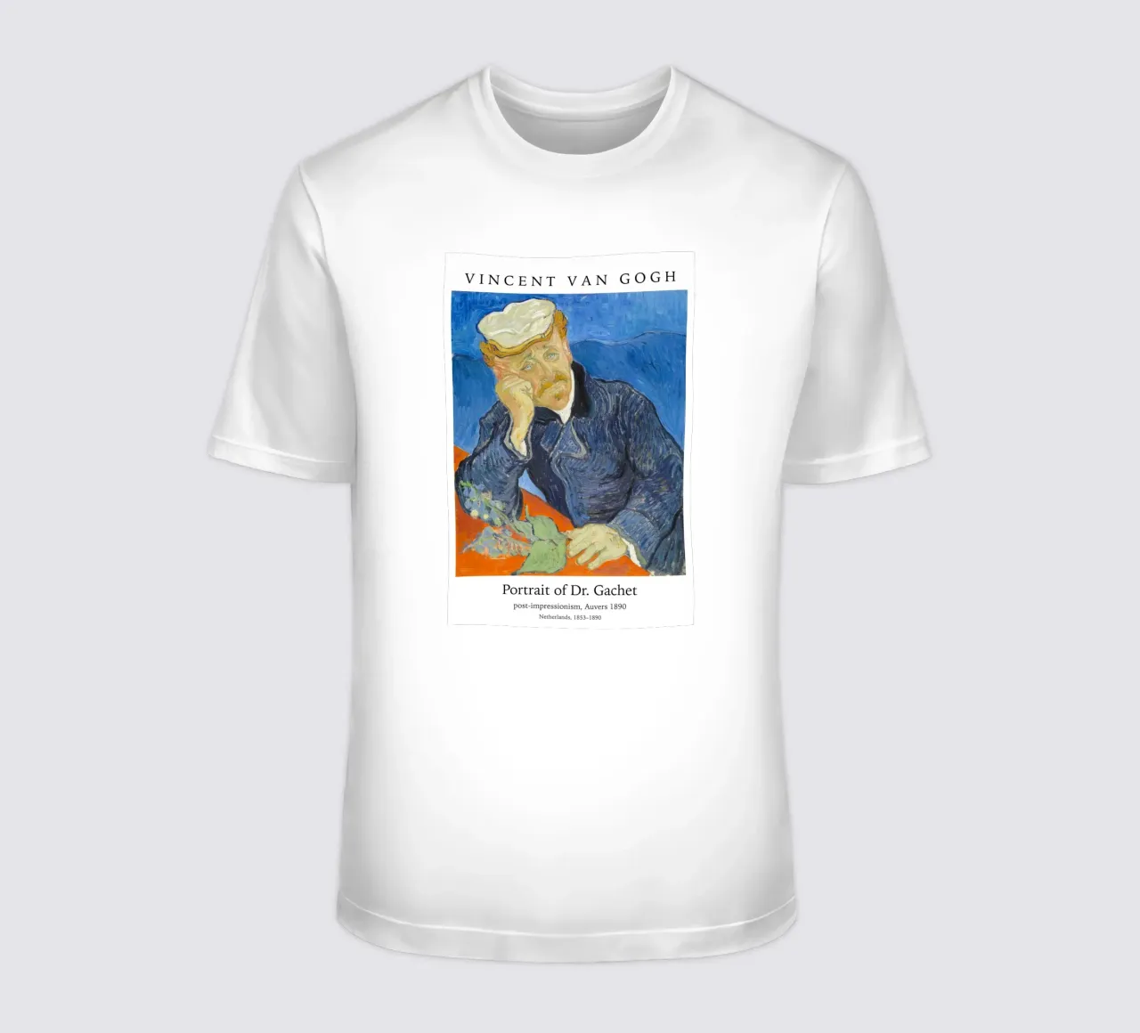 van Gogh - ritratto del dottor Gachet t-shirt da Carinaprint