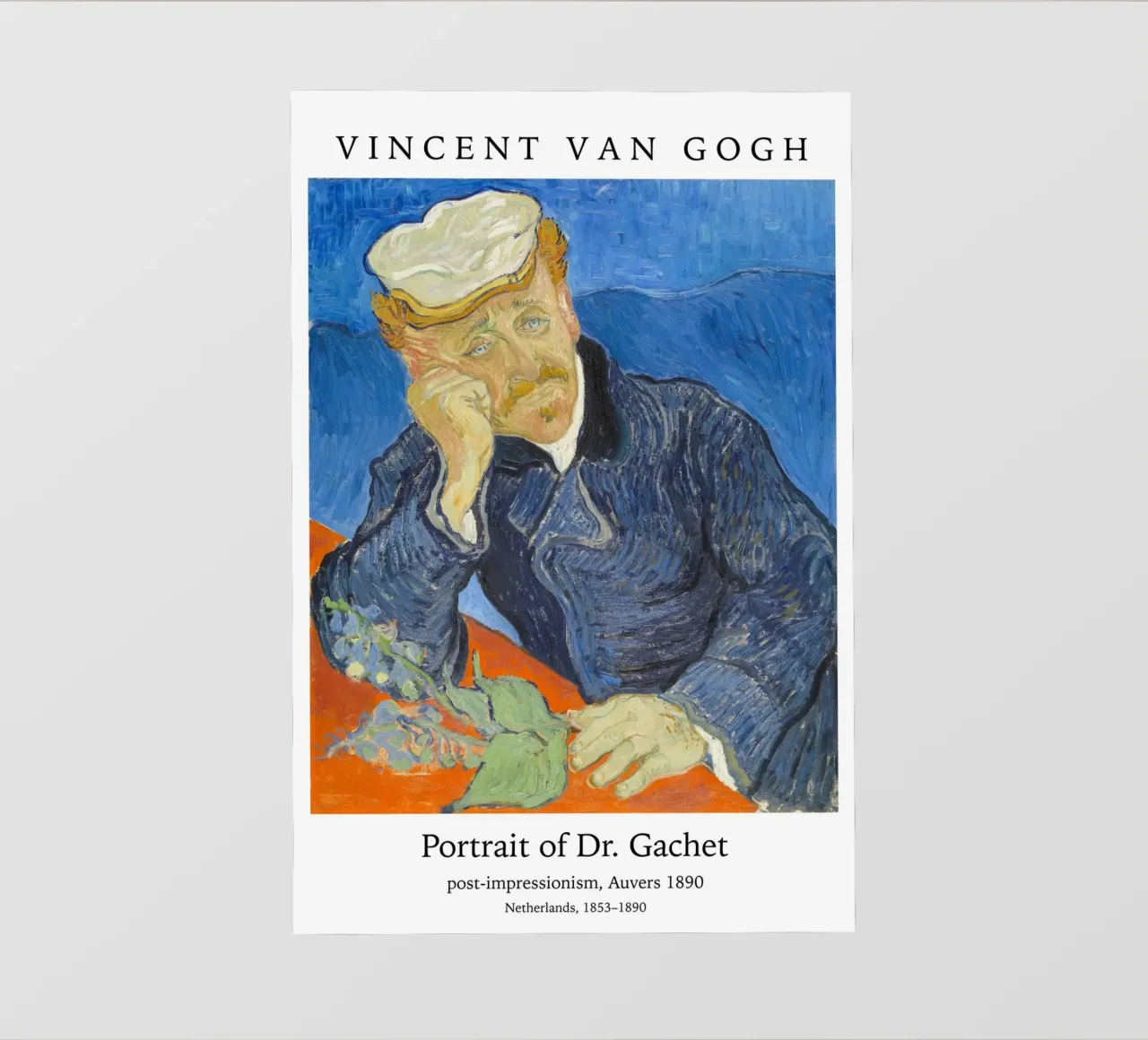 van Gogh - ritratto del dottor Gachet telo in pvc da Carinaprint