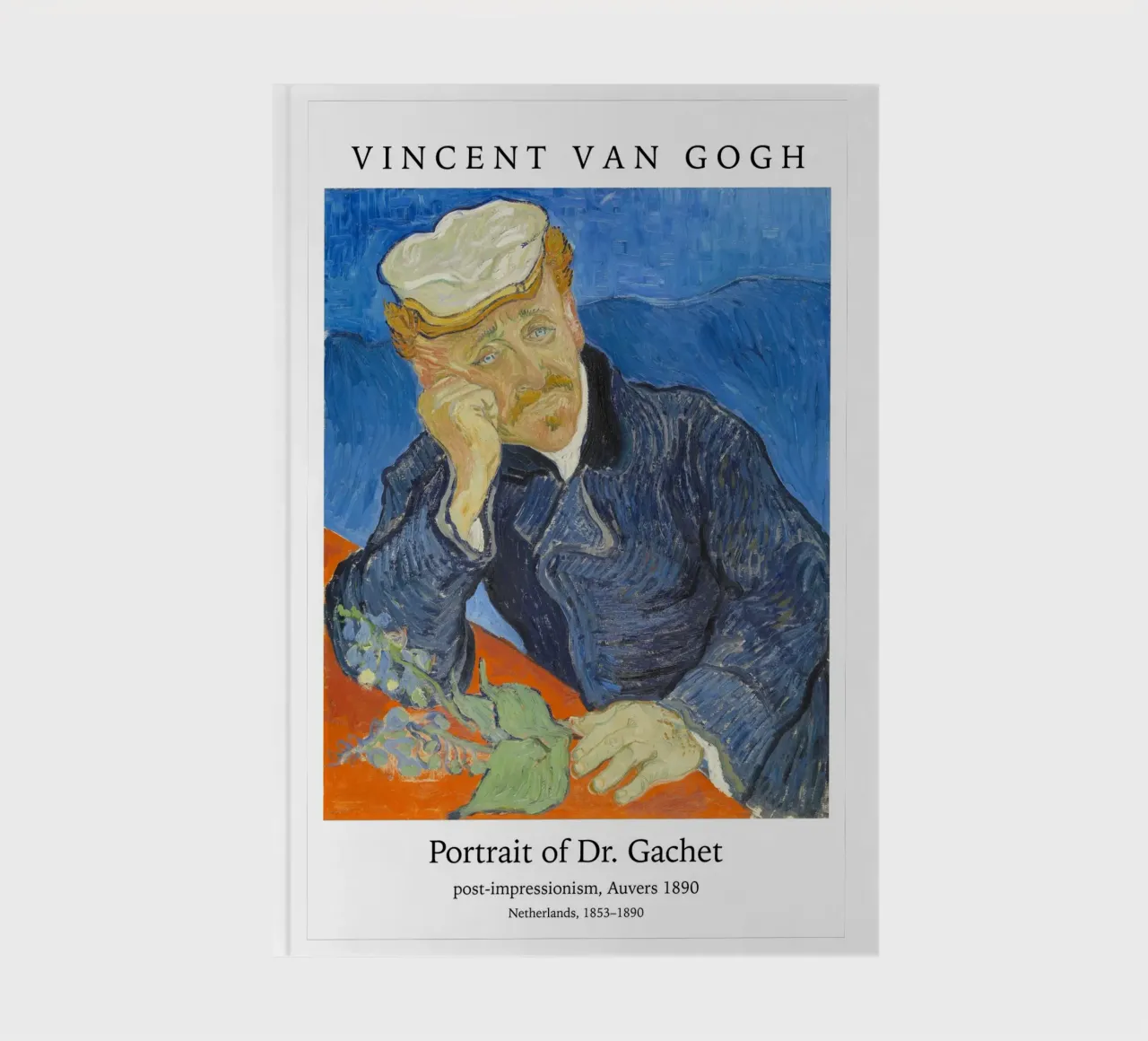 van Gogh - portrait of Dr. Gachet notebook by Carinaprint