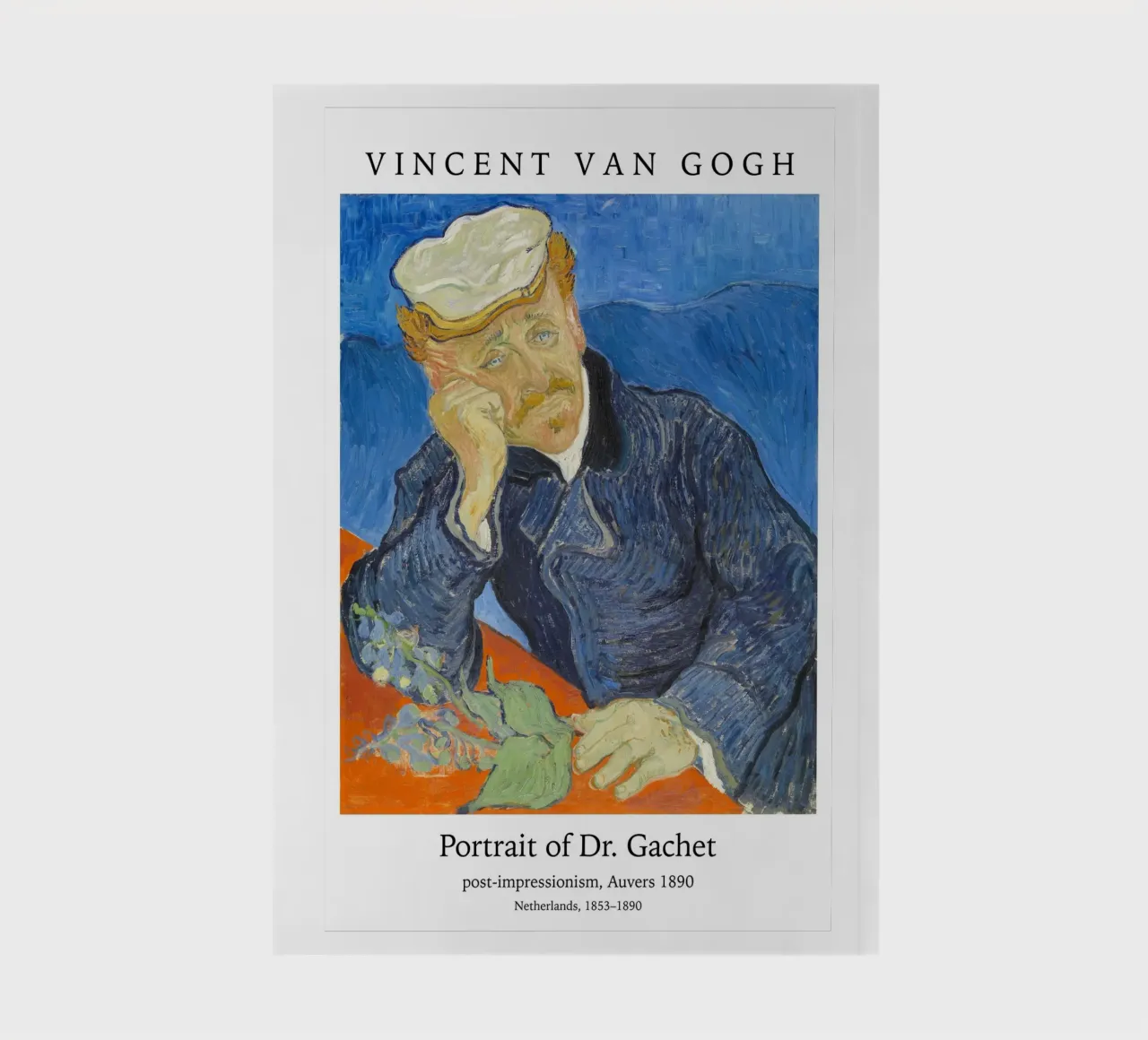 van Gogh - portrait of Dr. Gachet notebook by Carinaprint