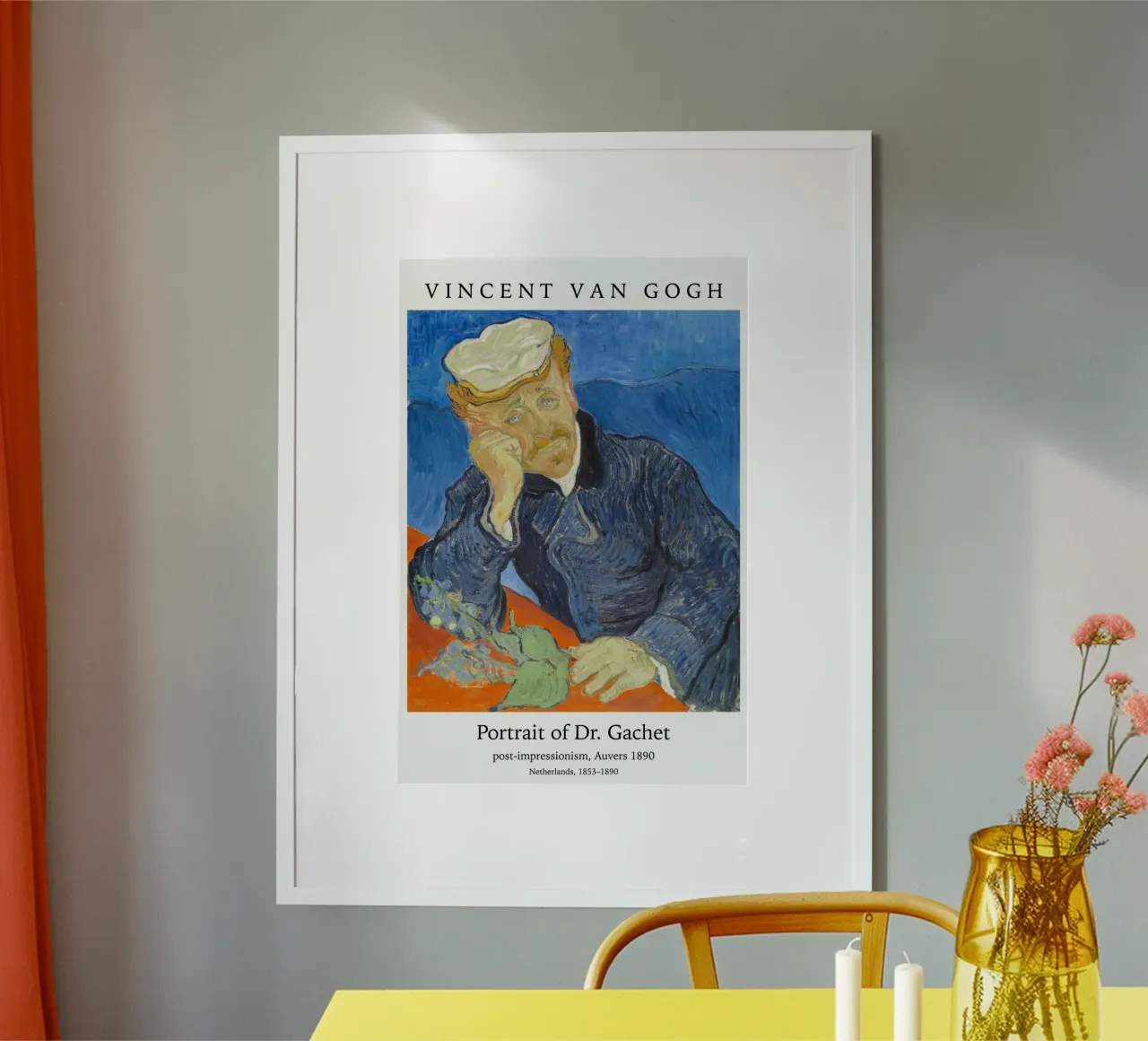 van Gogh - ritratto del dottor Gachet carta hahnemühle da Carinaprint