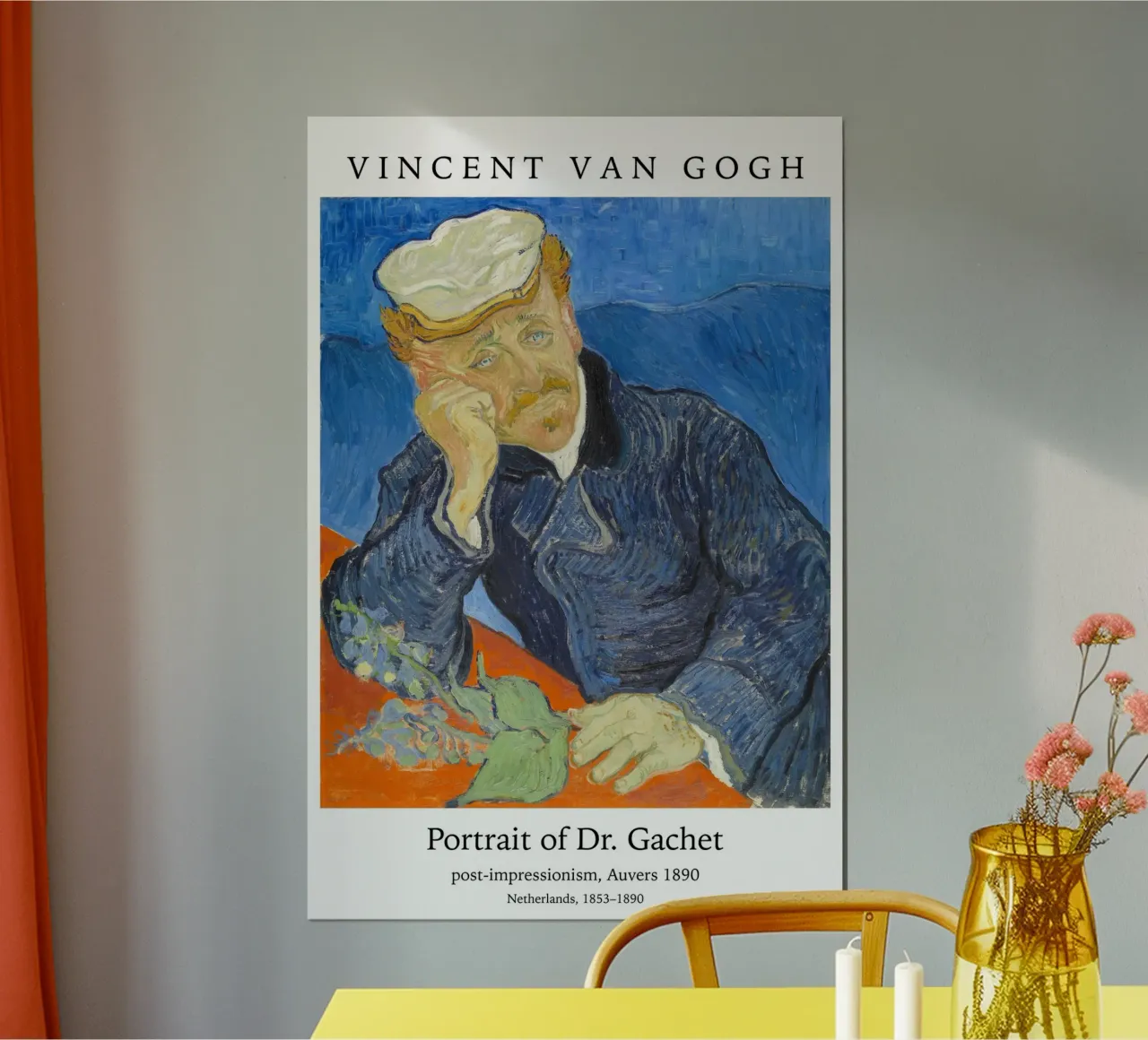 van Gogh - ritratto del dottor Gachet carta hahnemühle da Carinaprint