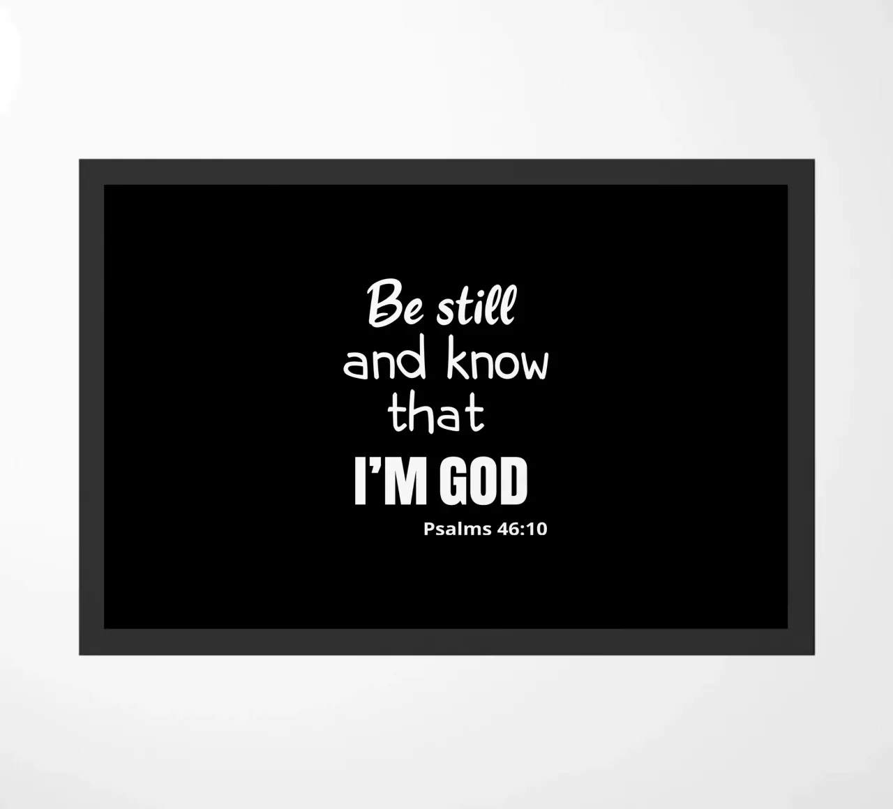 Be still and know that I am God zerbino da happieeagle