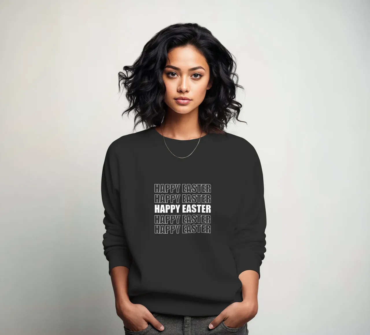 Happy Easter felpa da happieeagle