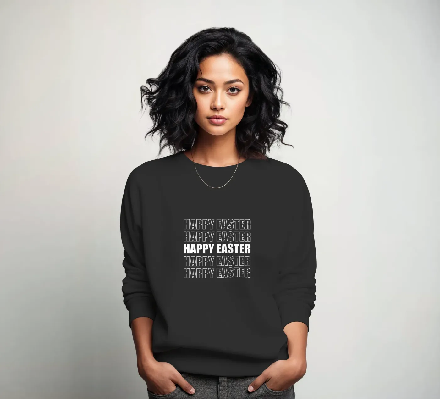 Happy Easter felpa da happieeagle