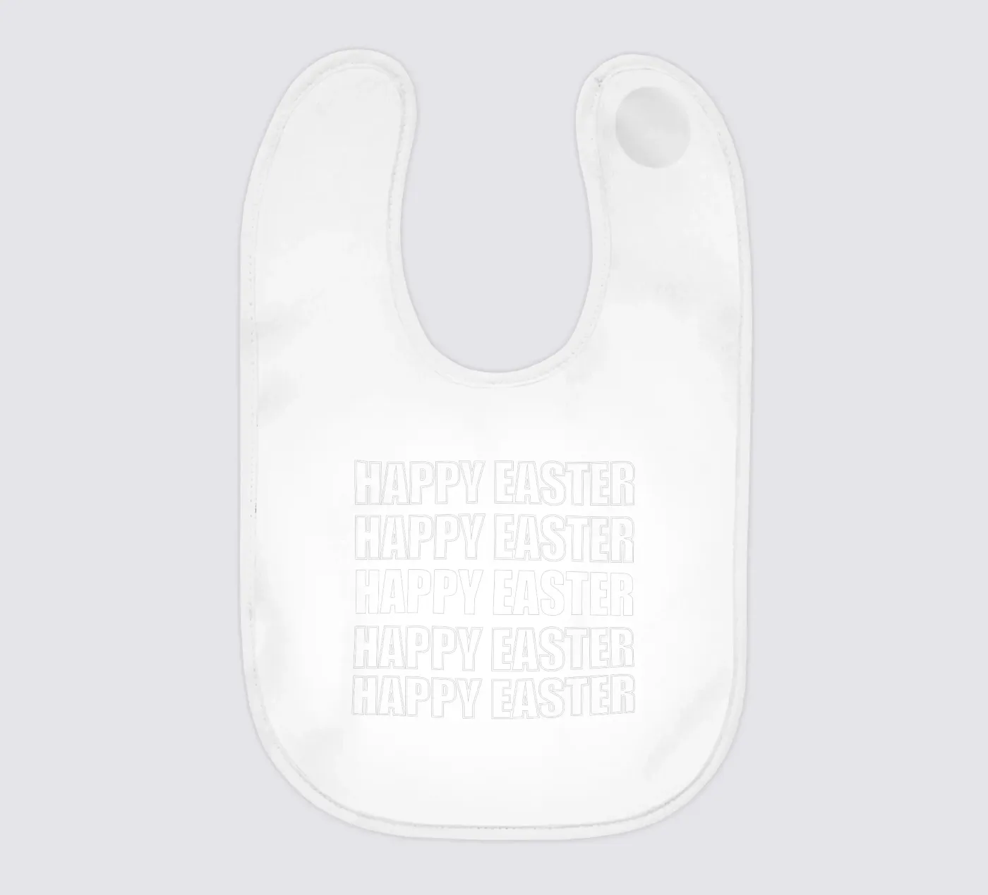 Happy Easter baby bib by happieeagle
