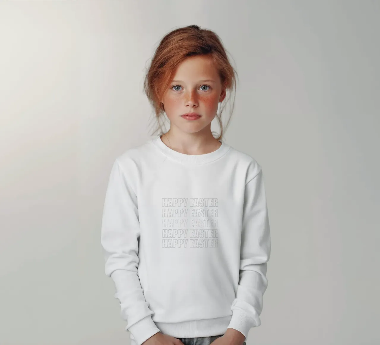 Happy Easter kids sweatshirt by happieeagle