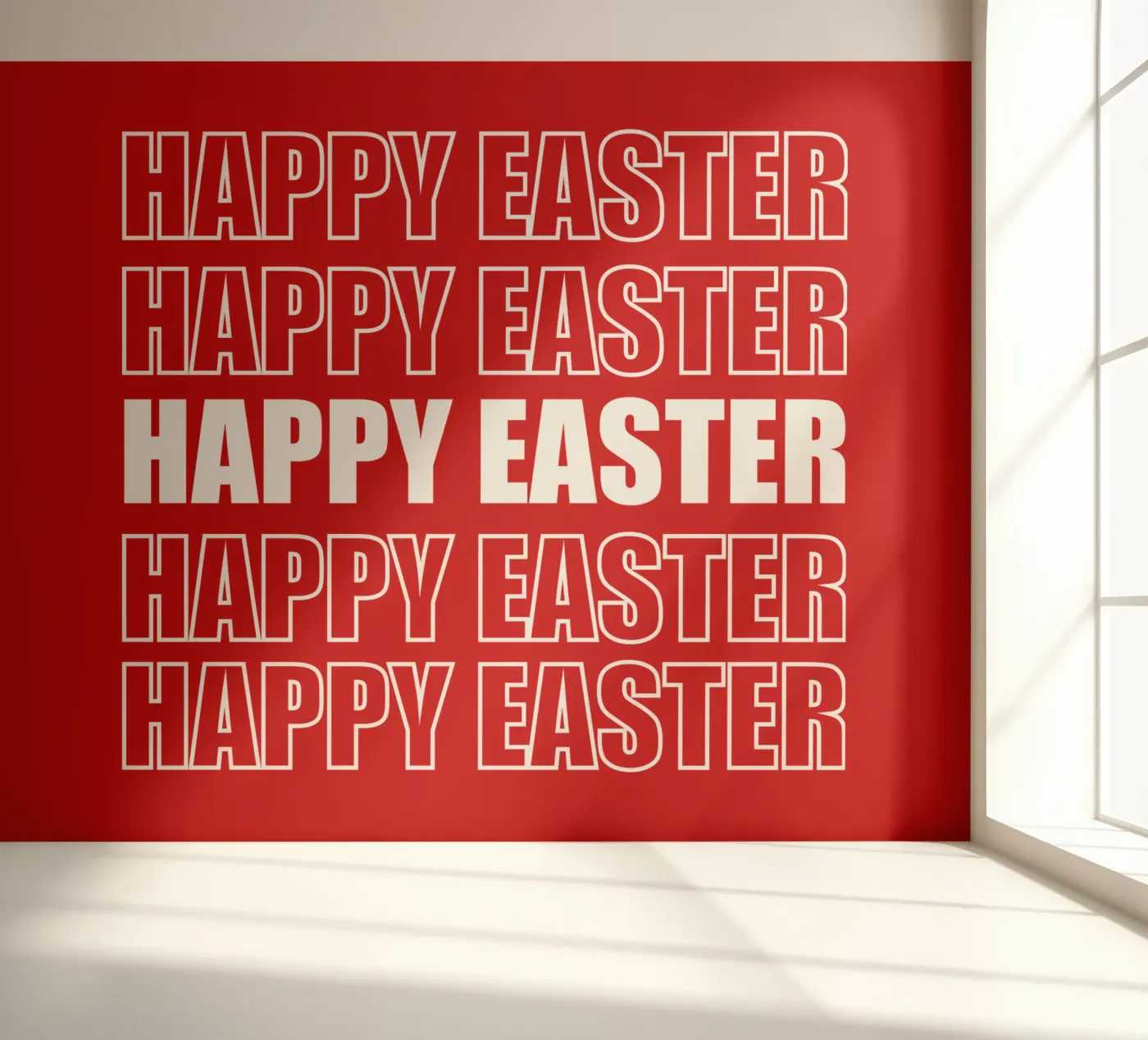 Happy Easter fotobehang van happieeagle