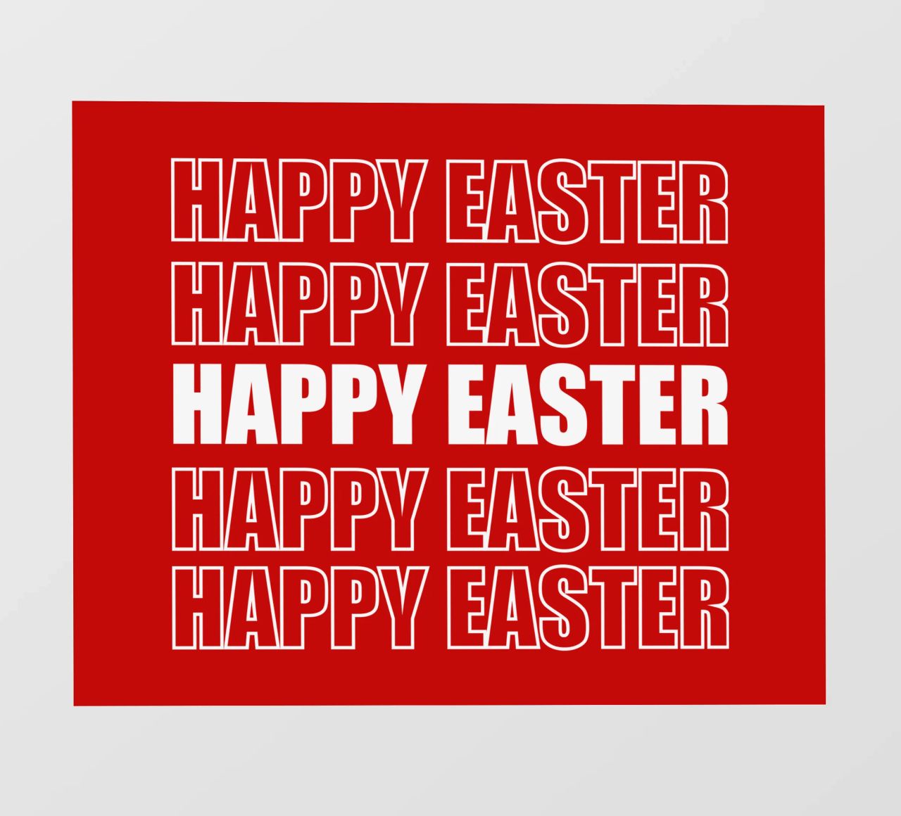 Happy Easter bâche pvc de happieeagle