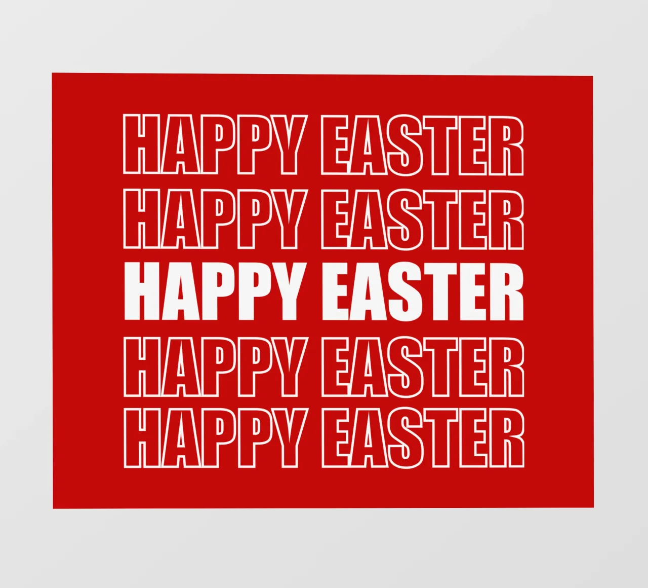 Happy Easter telo in pvc da happieeagle