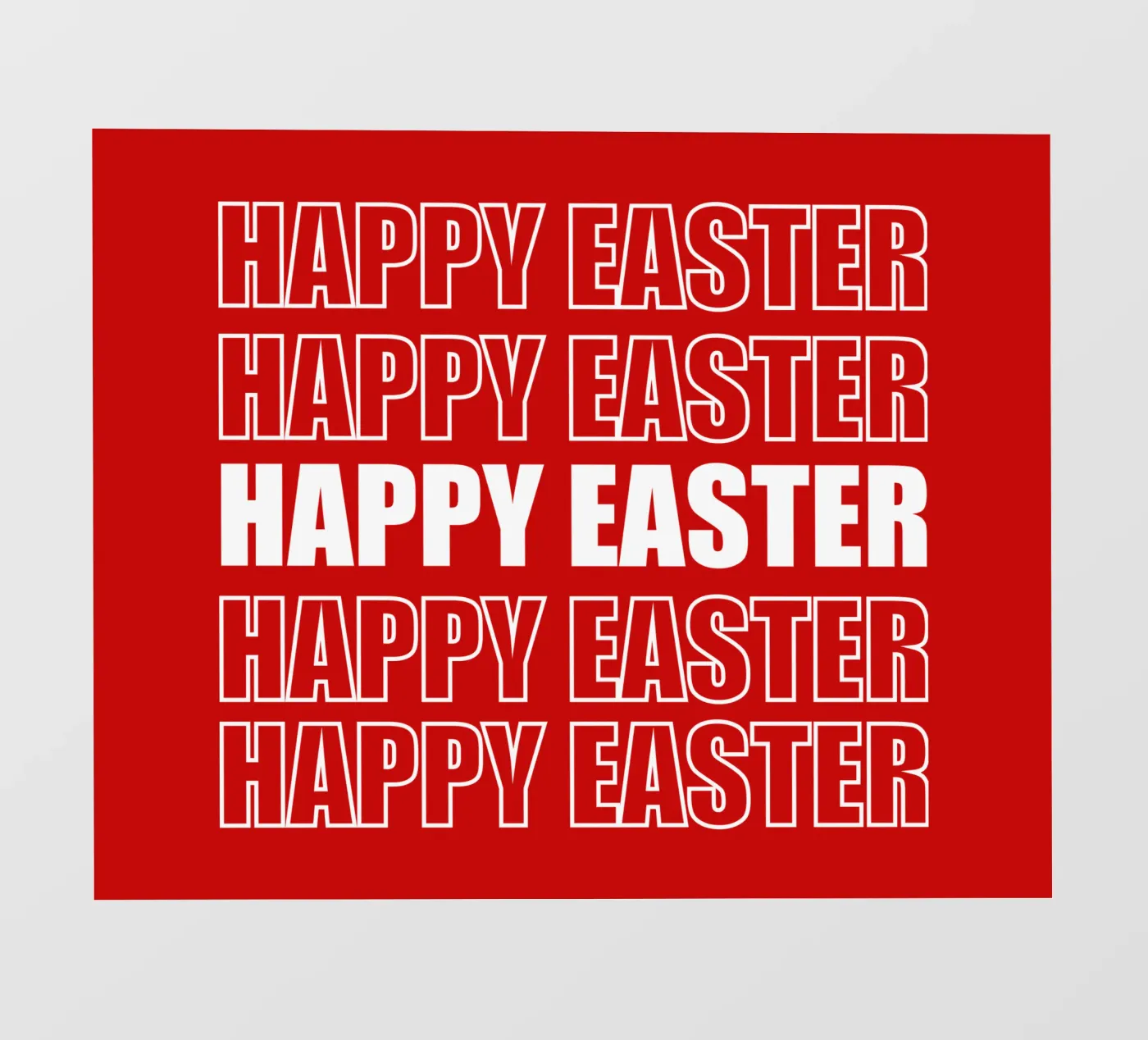 Happy Easter telo in pvc da happieeagle