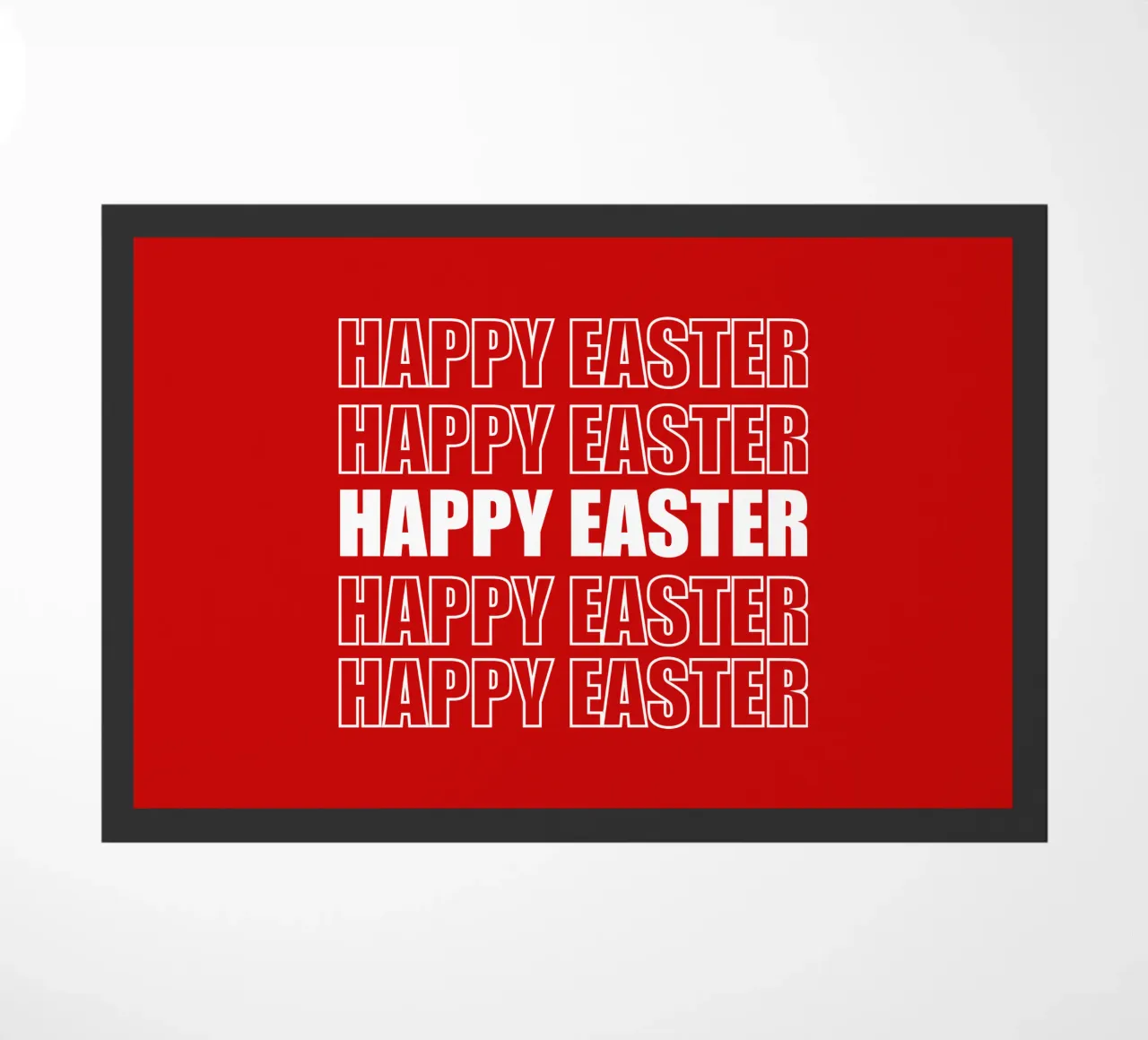 Happy Easter deurmat van happieeagle