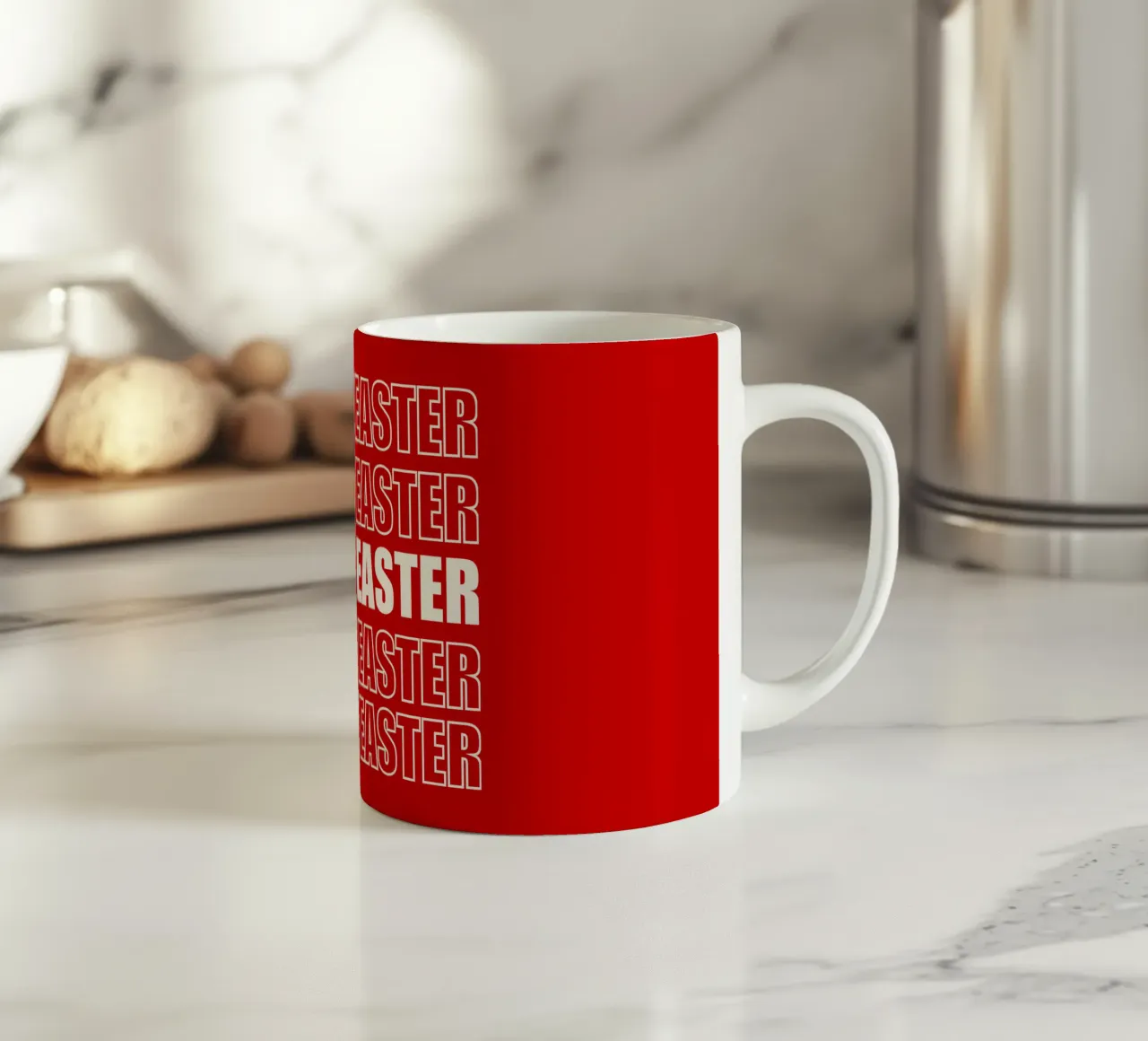 Happy Easter ceramic mug by happieeagle