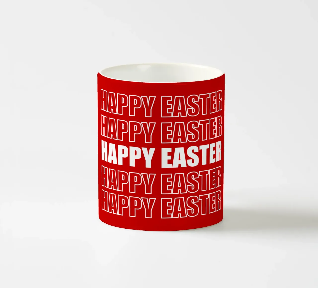 Happy Easter ceramic mug by happieeagle