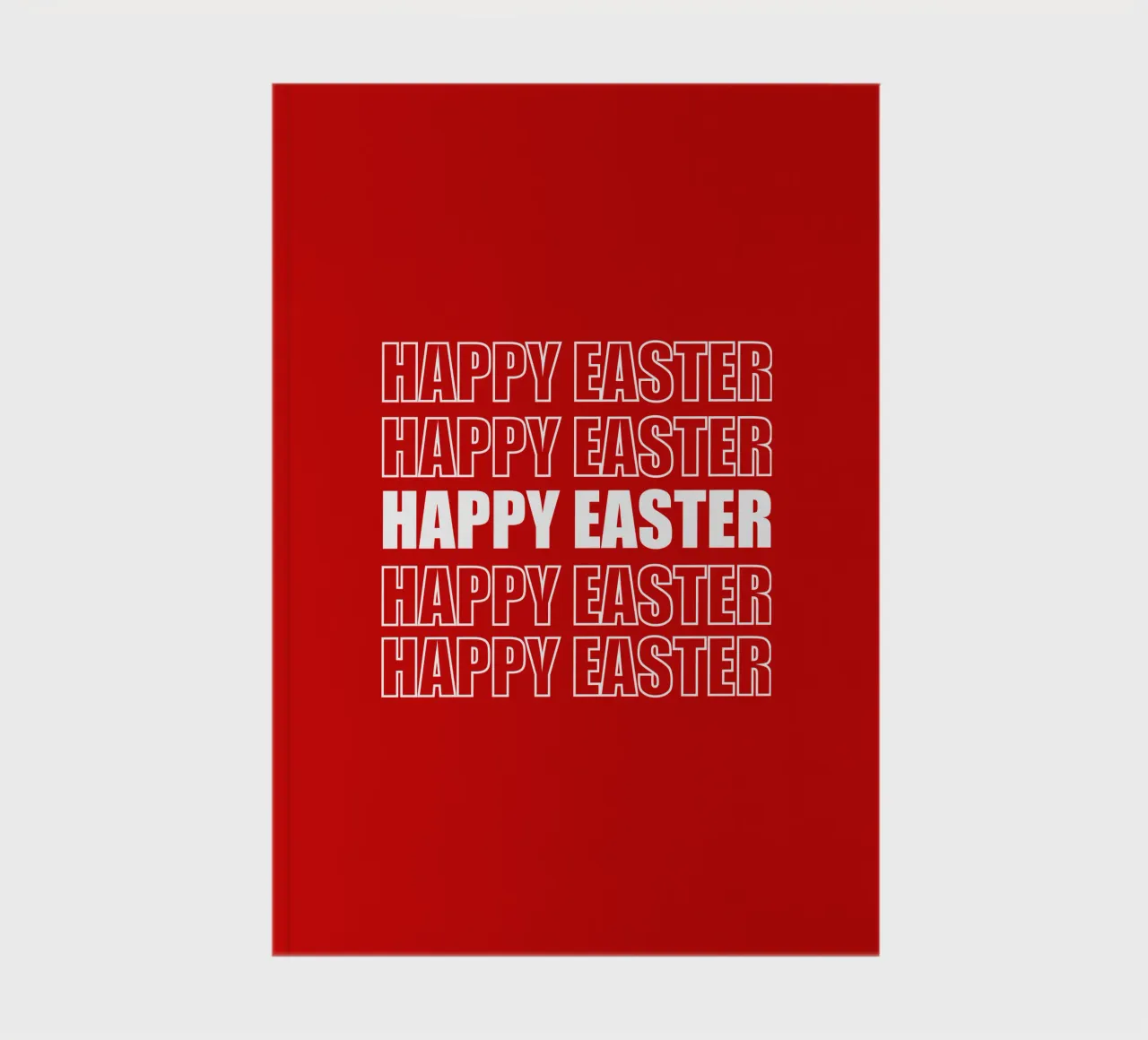 Happy Easter notebook by happieeagle