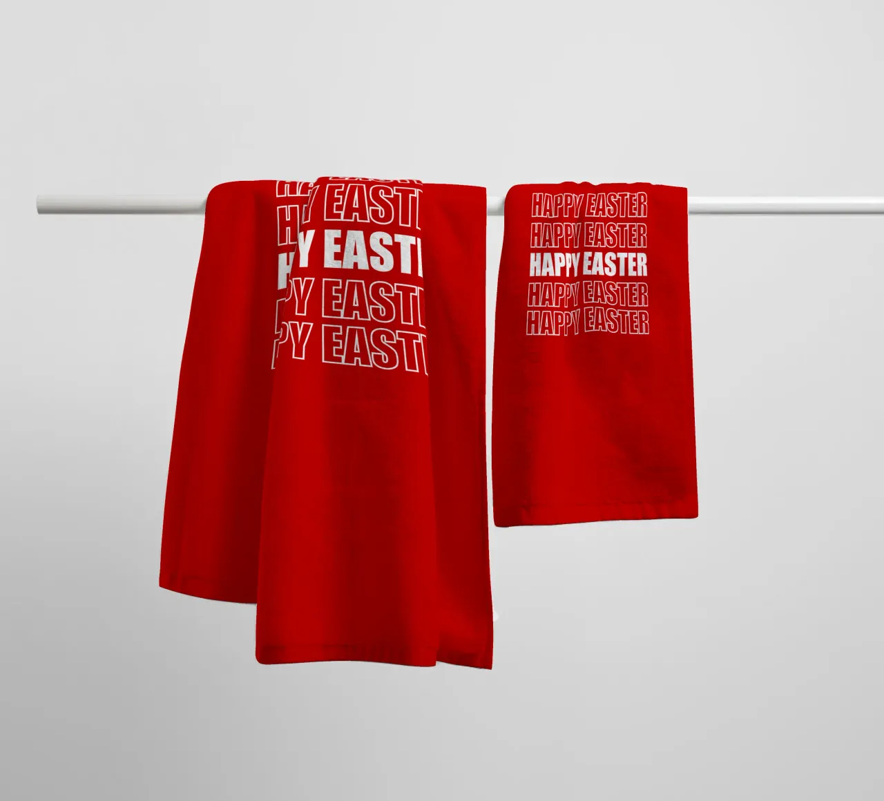 Happy Easter towel by happieeagle