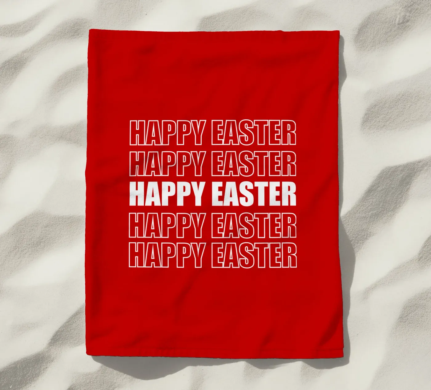 Happy Easter beach towel by happieeagle