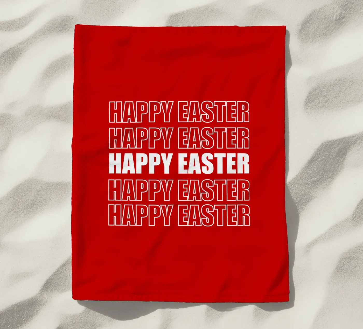 Happy Easter strandhanddoek van happieeagle