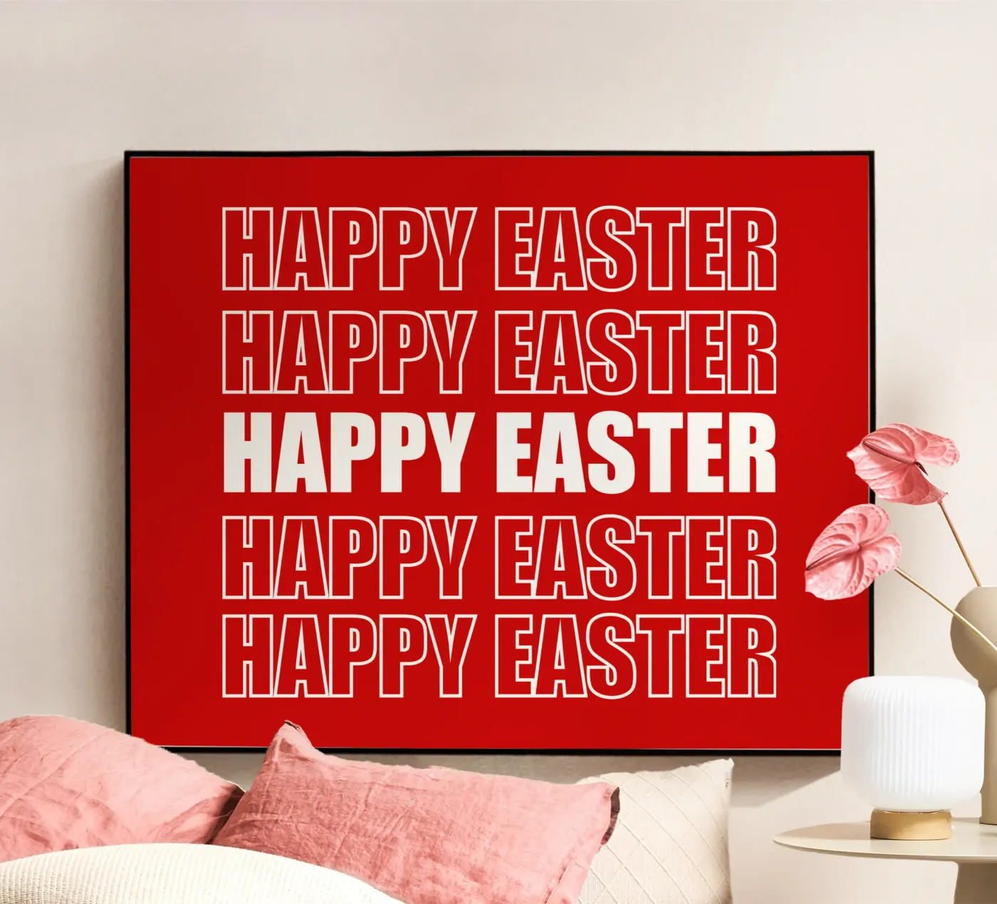 Happy Easter acryl van happieeagle