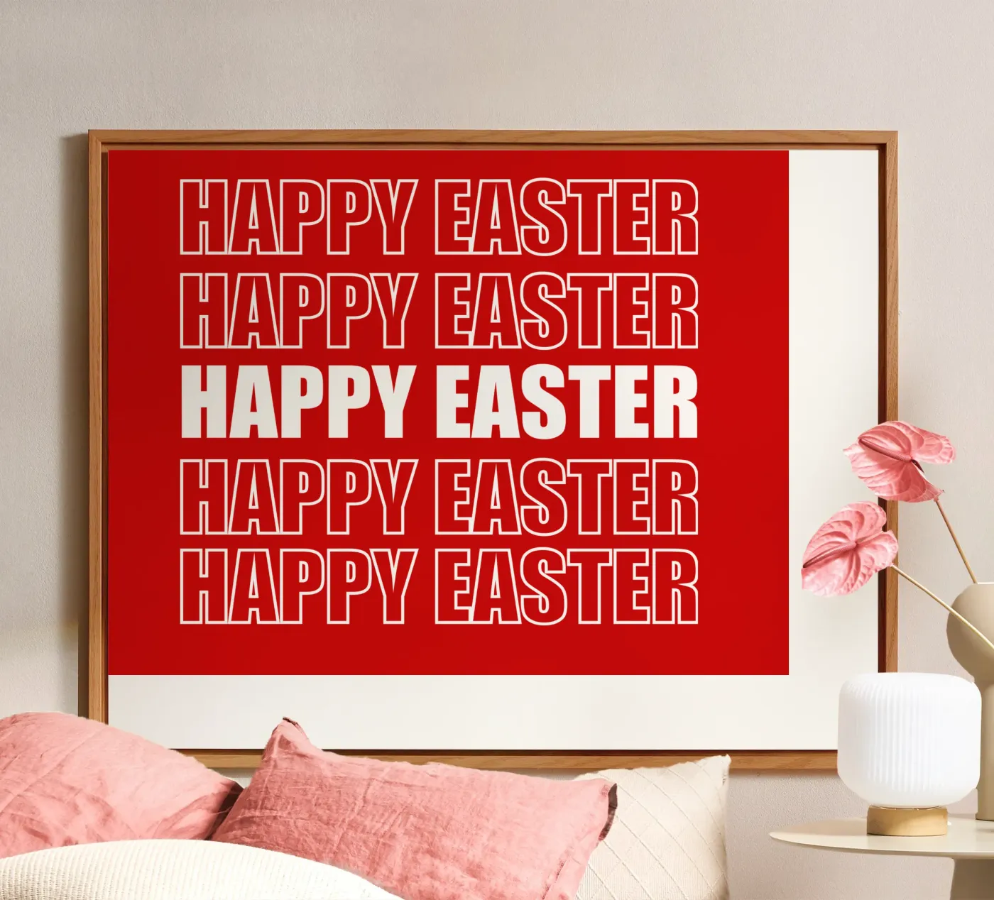 Happy Easter alluminio dibond da happieeagle