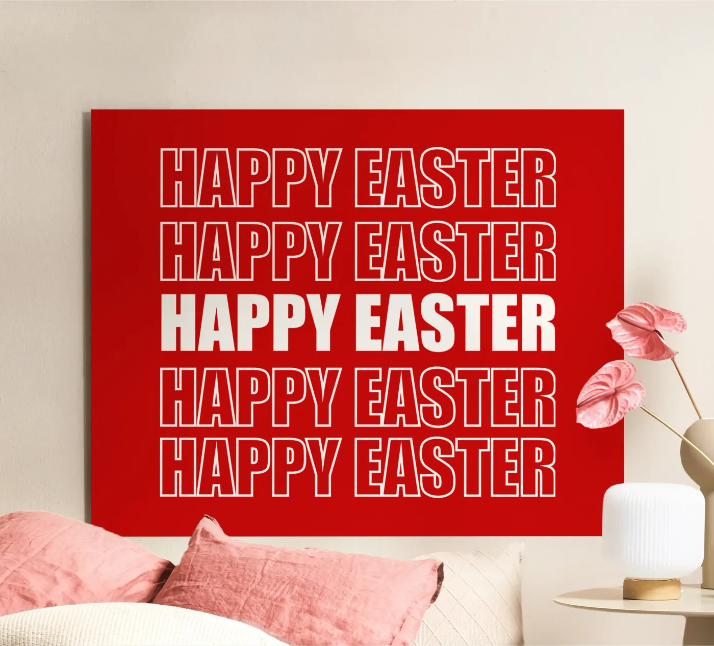 Happy Easter alluminio dibond da happieeagle