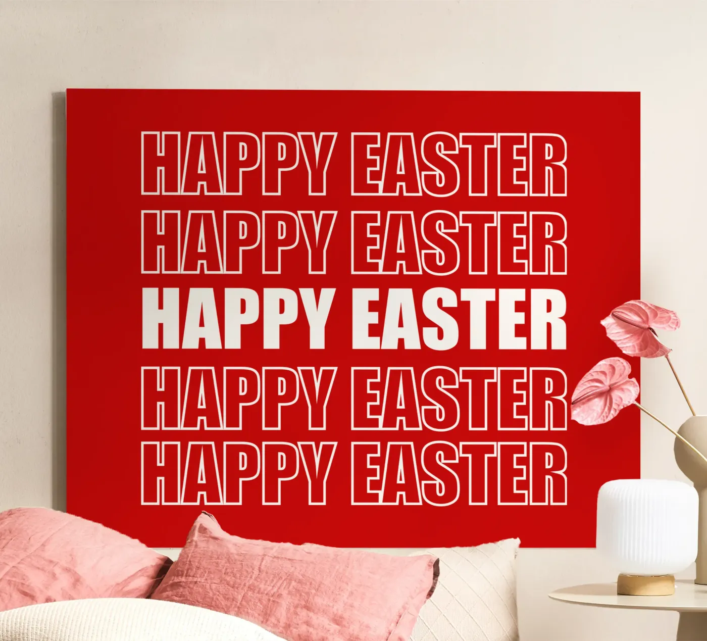 Happy Easter canvas van happieeagle