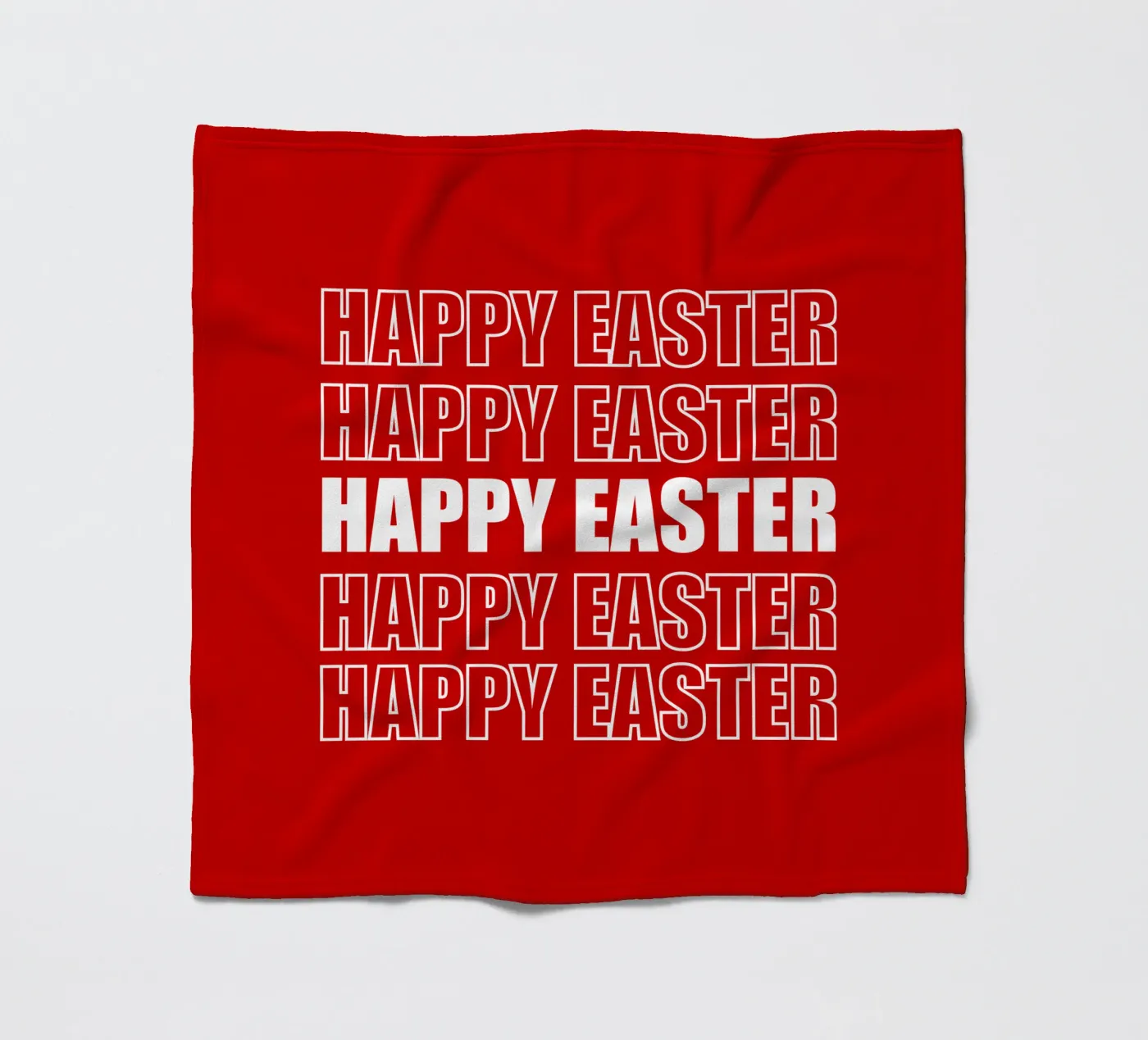 Happy Easter plaid polaire de happieeagle