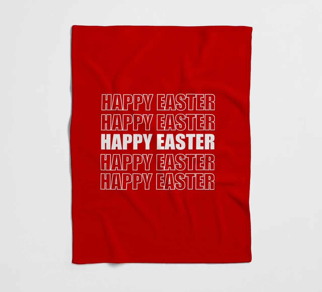 Happy Easter fleece blanket by happieeagle