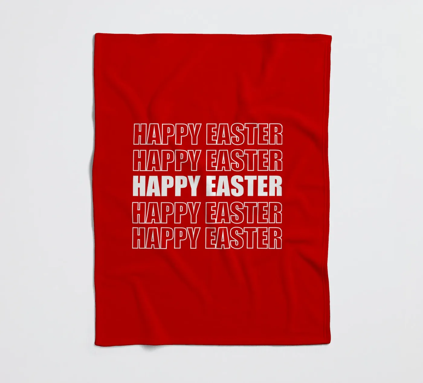 Happy Easter plaid polaire de happieeagle