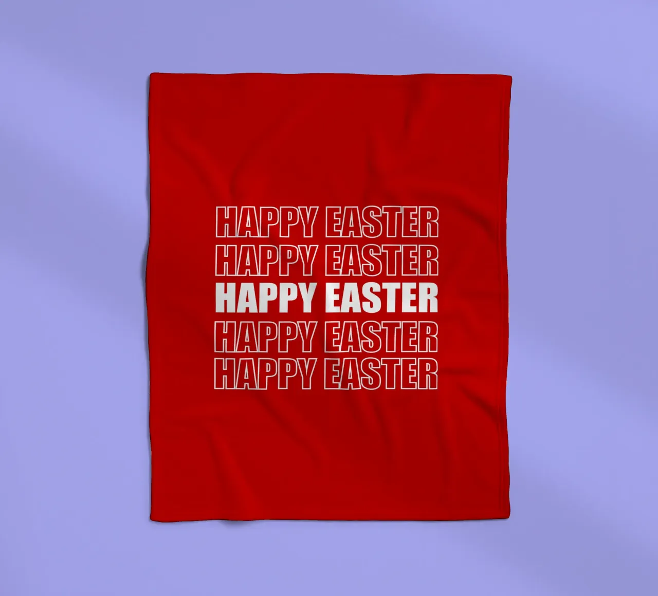 Happy Easter fleece blanket by happieeagle