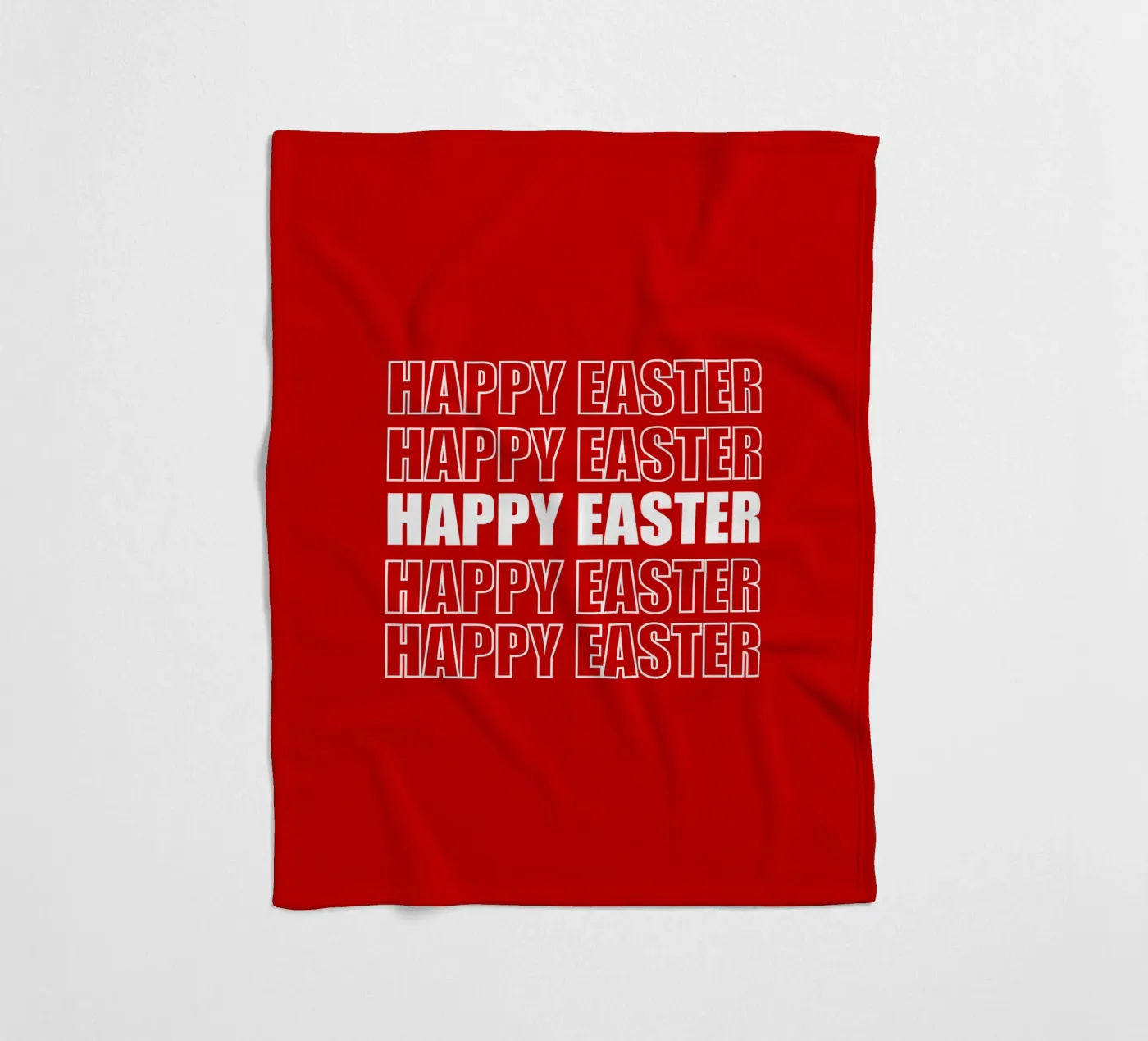Happy Easter plaid polaire de happieeagle