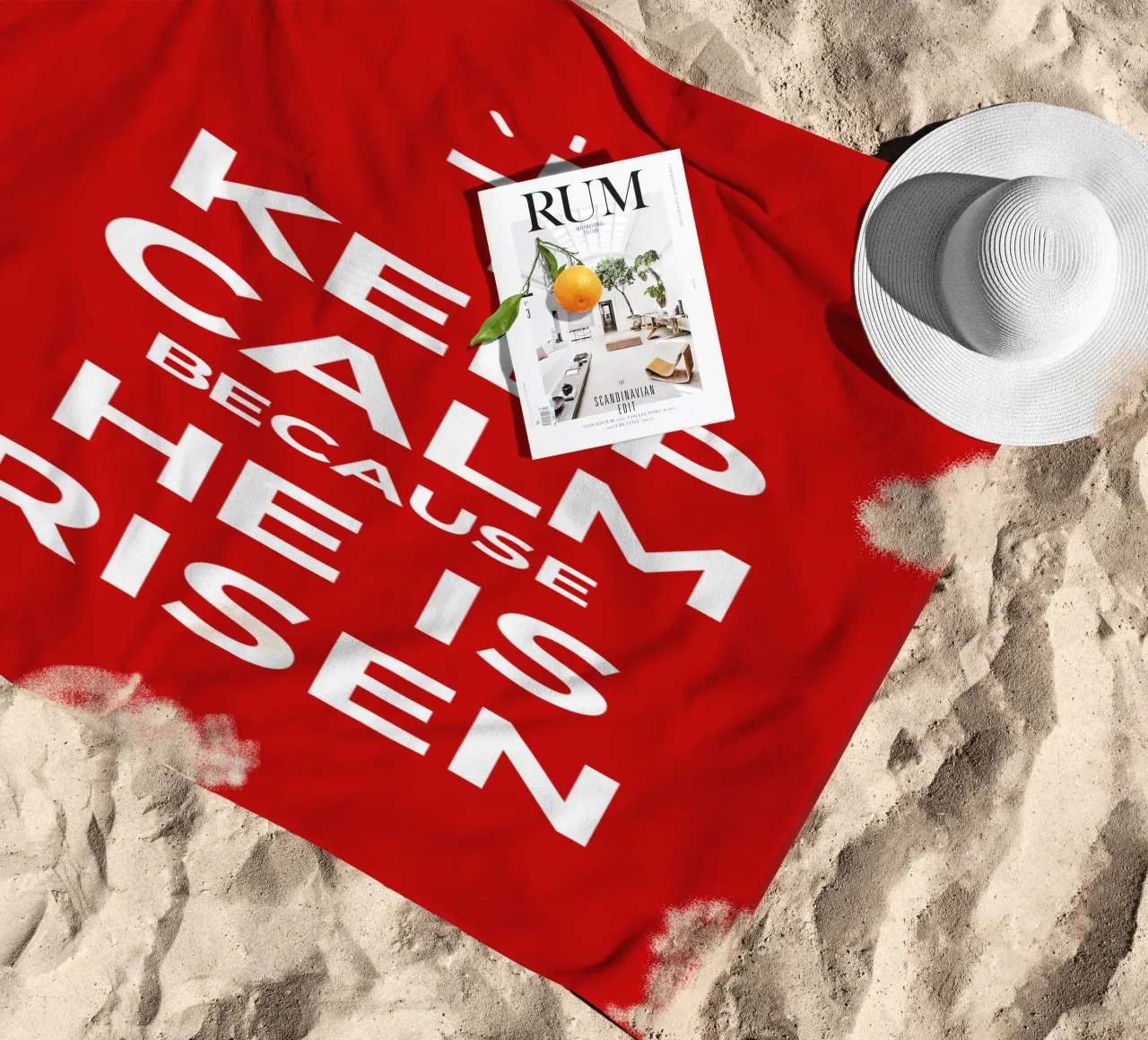 Keep calm because He is risen telo mare da happieeagle