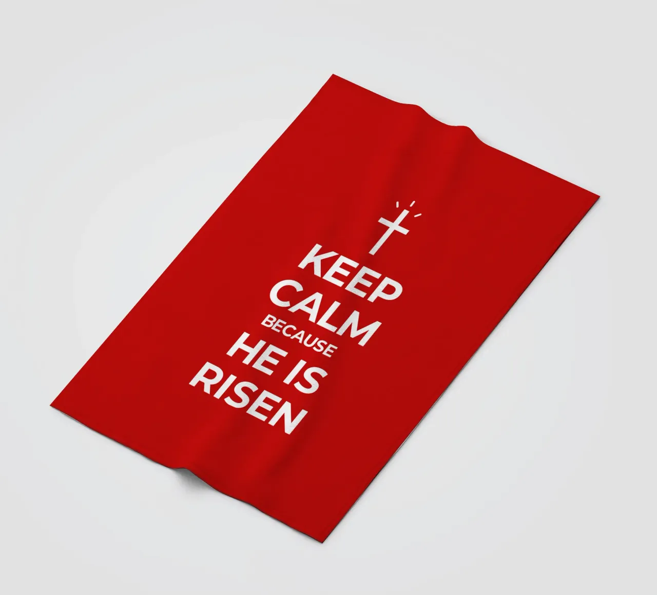 Keep calm because He is risen coperta in pile da happieeagle