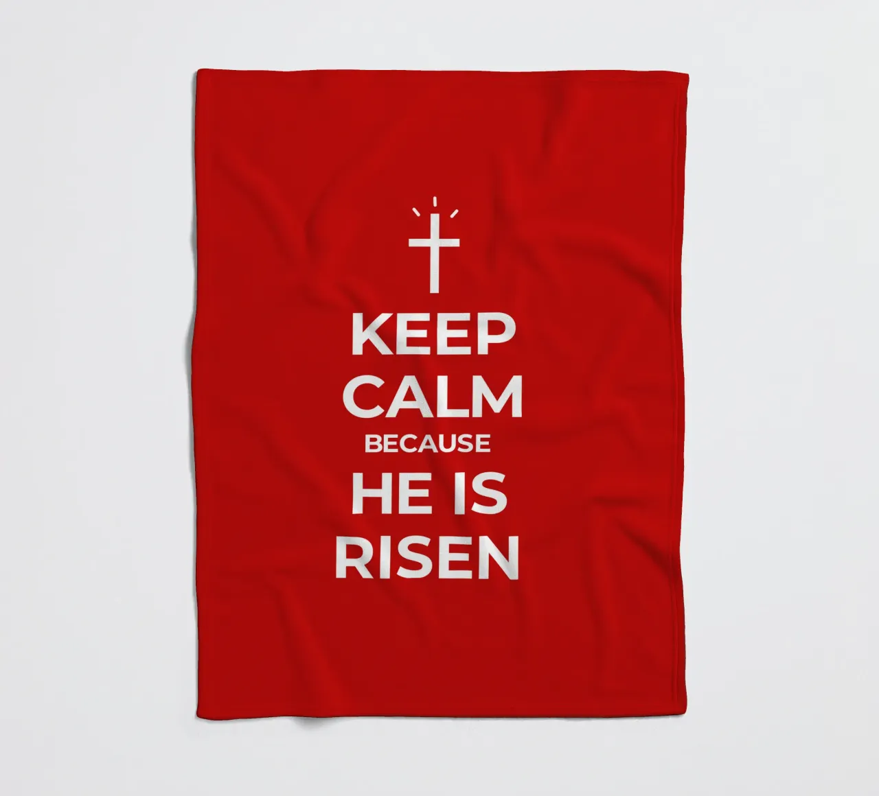 Keep calm because He is risen coperta in pile da happieeagle