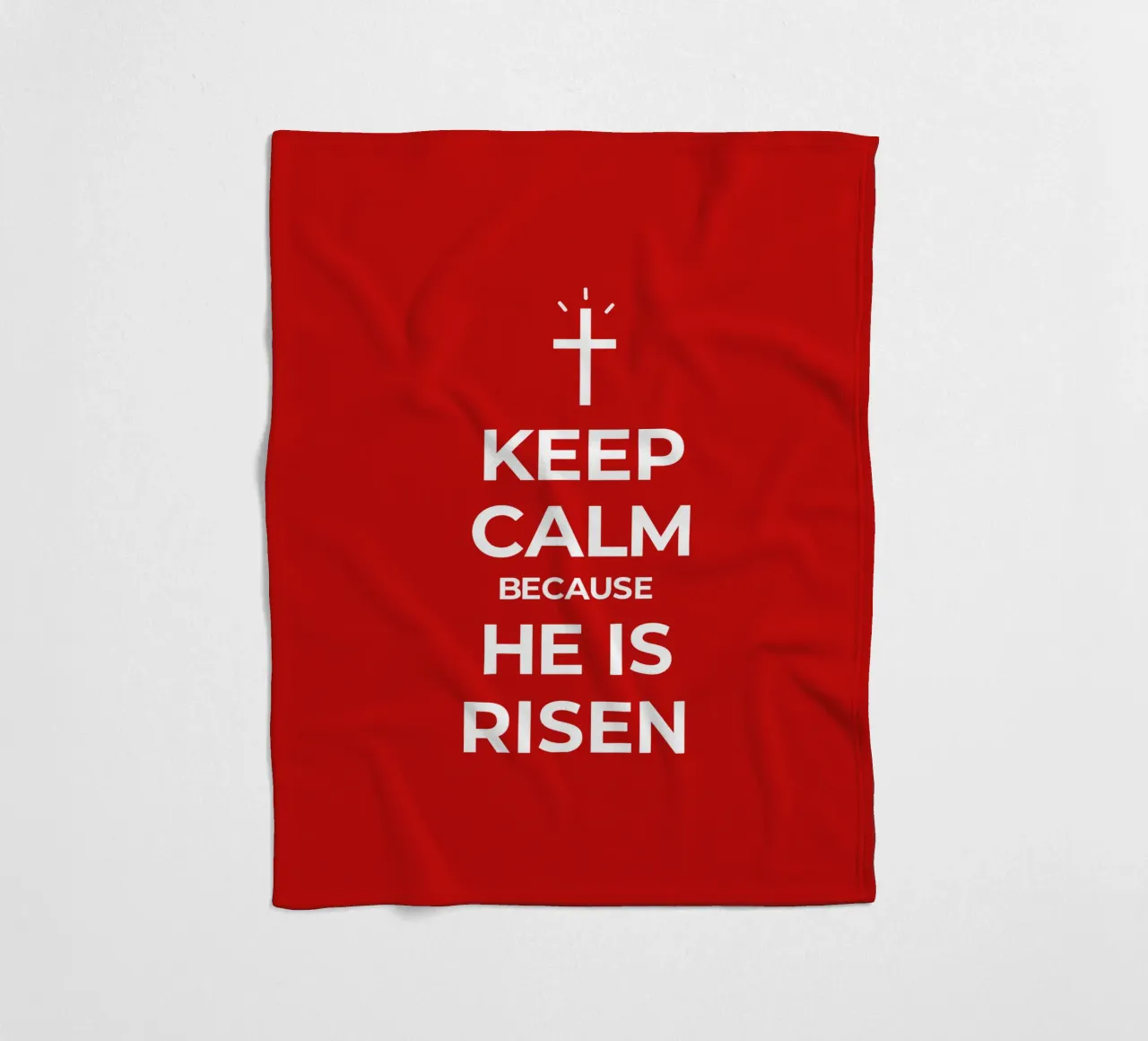 Keep calm because He is risen coperta in pile da happieeagle