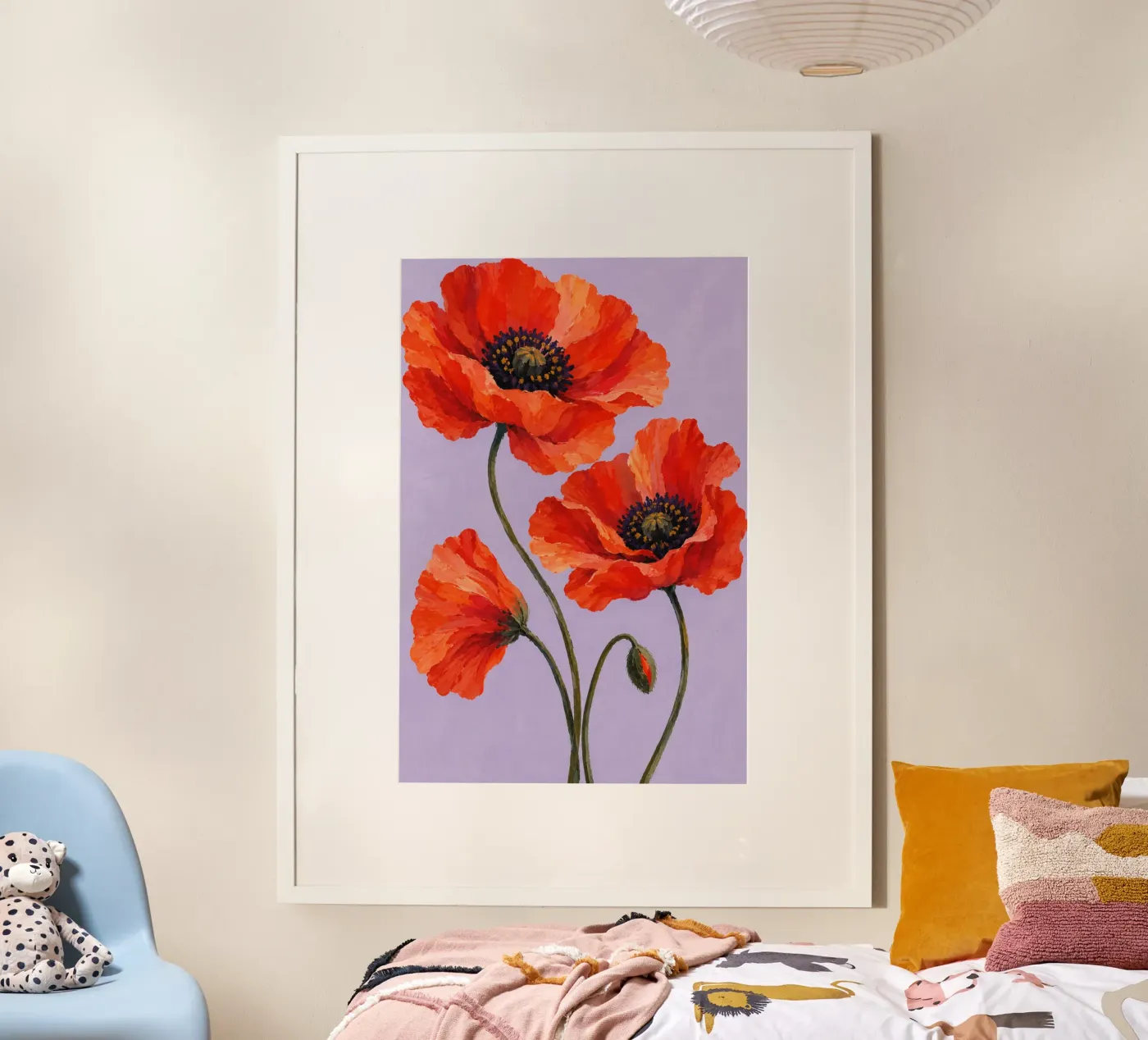 Mohnblume poster de Alina