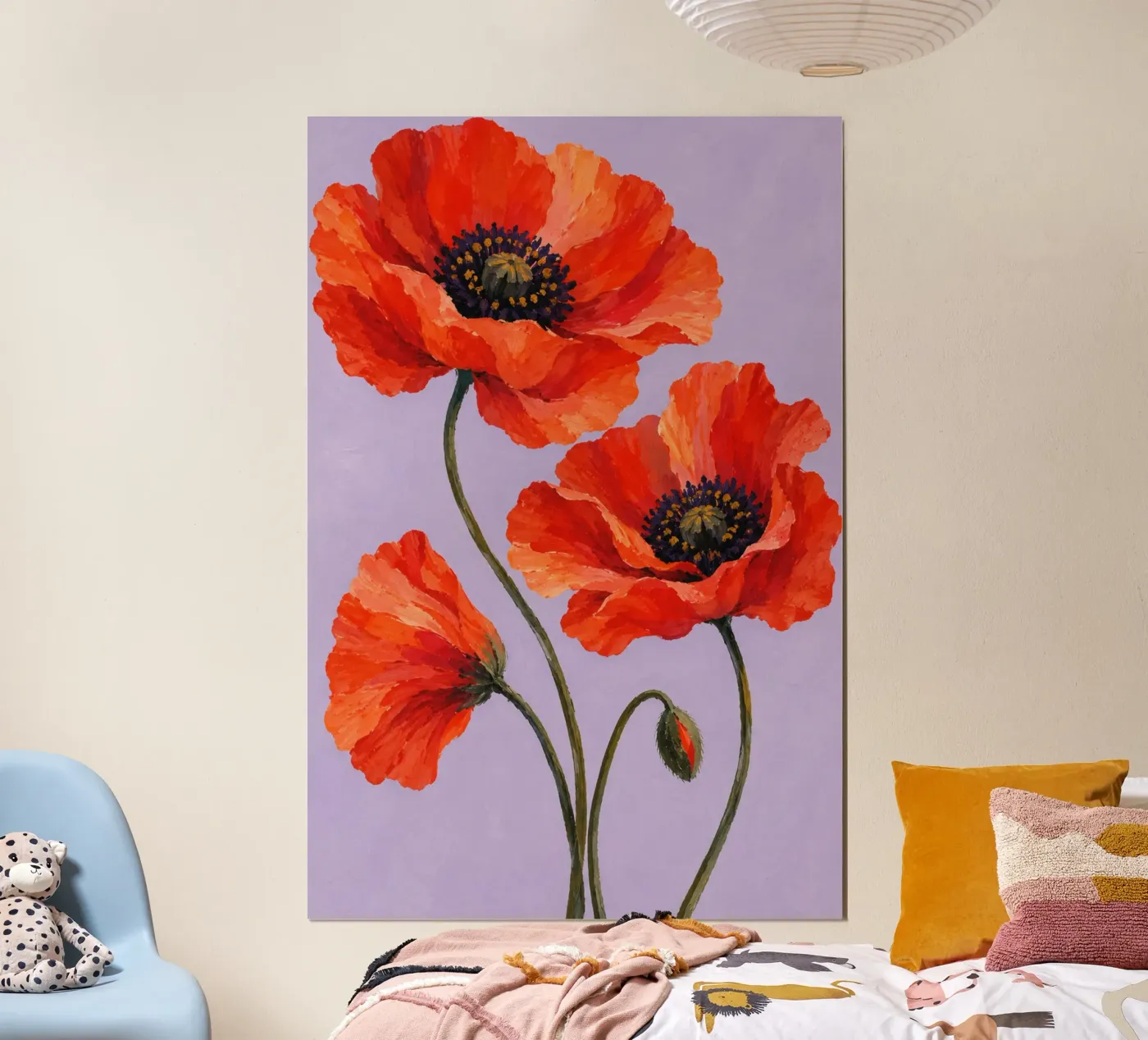 Mohnblume poster de Alina