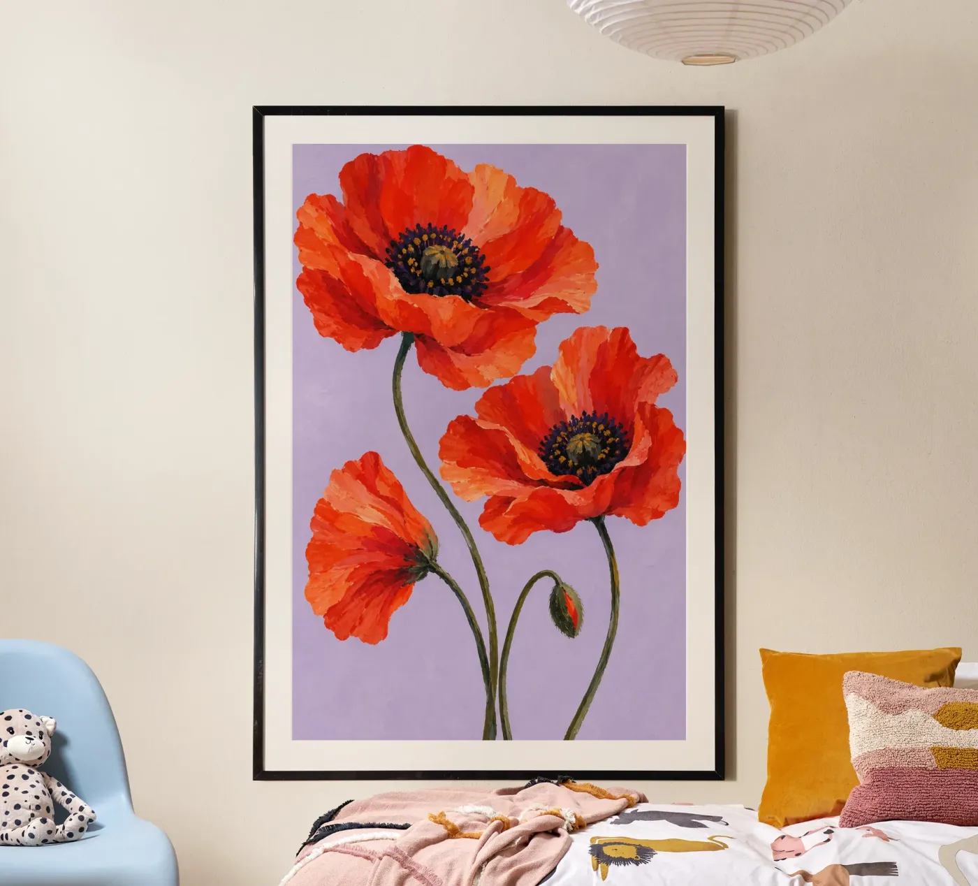 Mohnblume poster de Alina