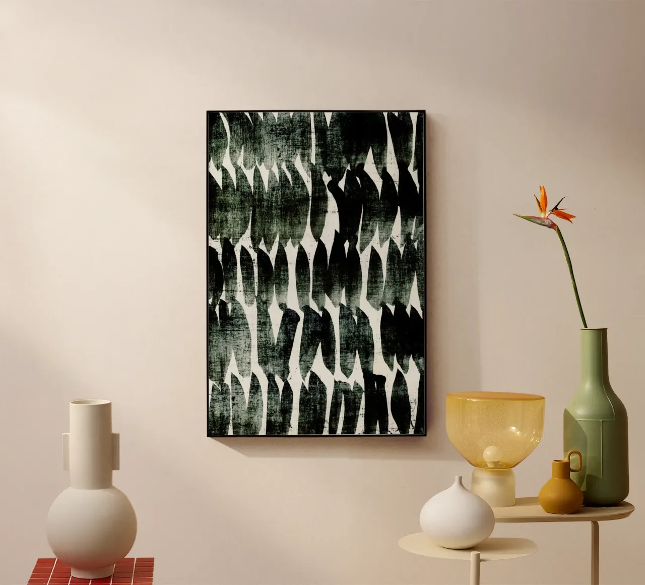 Stripes Grunge plexiglass da IRIS LEHNHARDT FINE ART