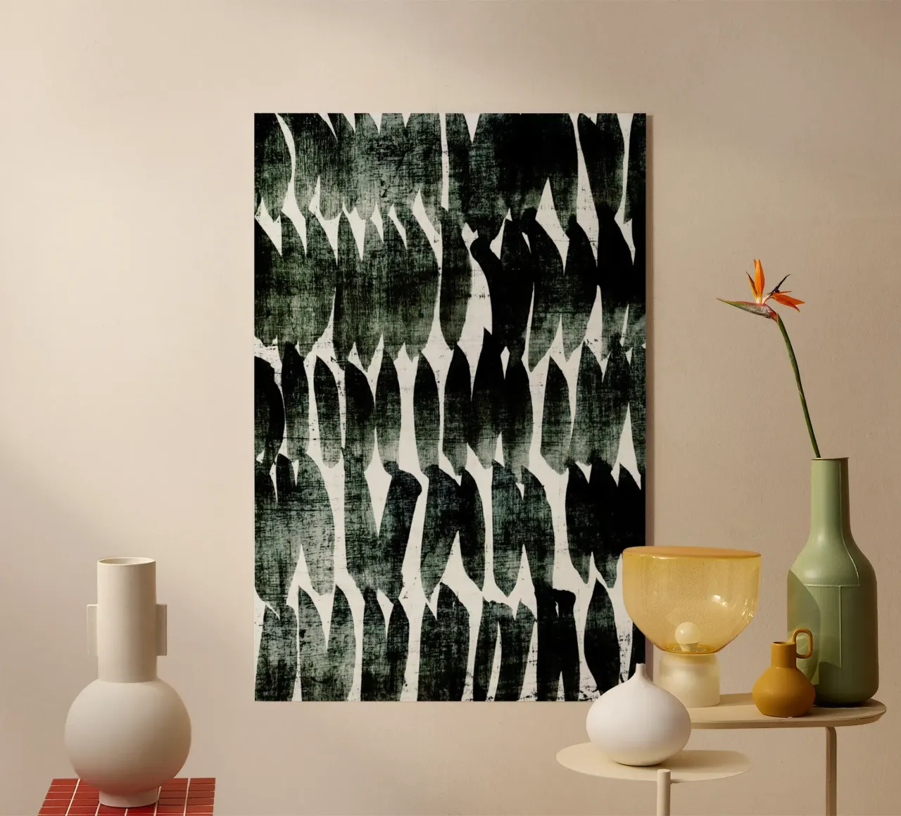 Stripes Grunge plexiglass da IRIS LEHNHARDT FINE ART