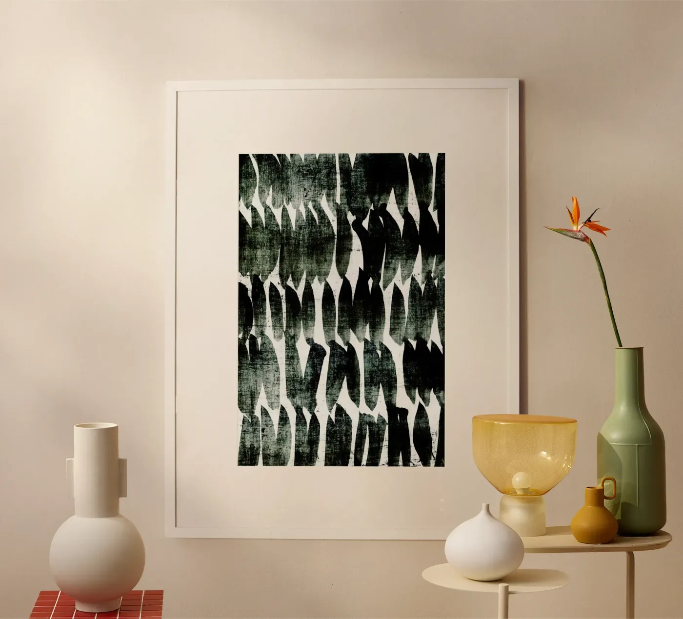 Stripes Grunge poster da IRIS LEHNHARDT FINE ART