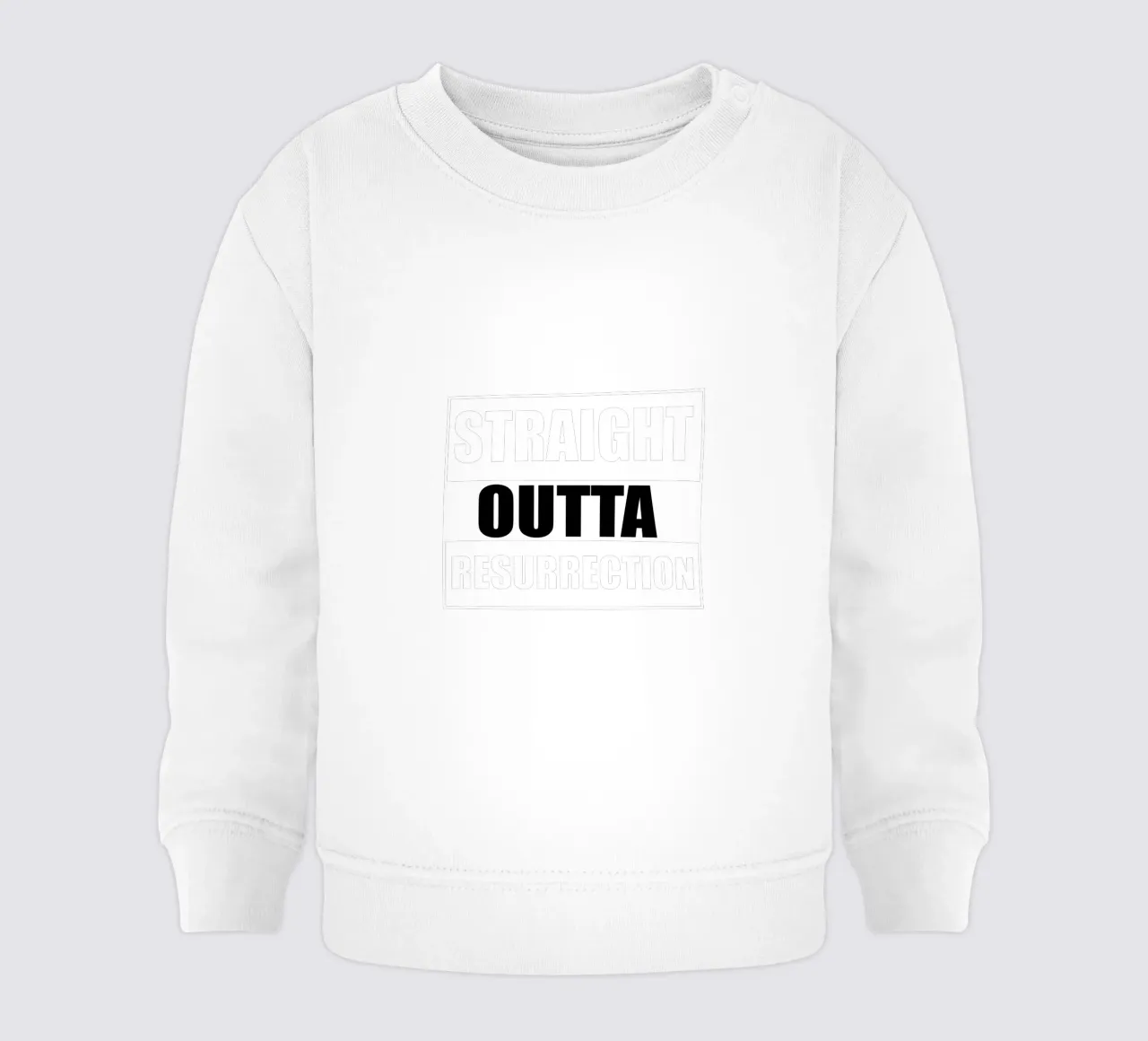 Straight outta resurrection felpa neonato da happieeagle