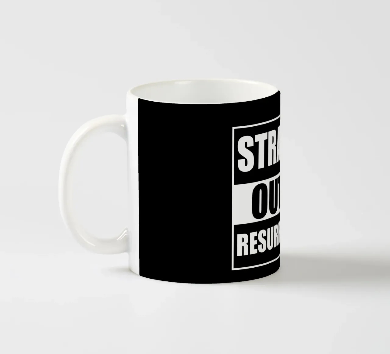 Straight outta resurrection tazza in ceramica da happieeagle