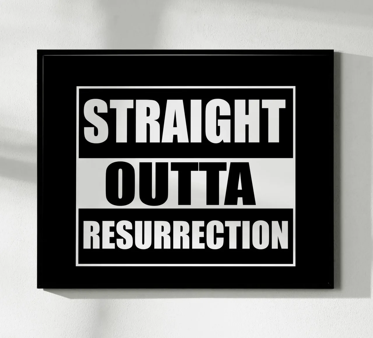 Straight outta resurrection carta hahnemühle da happieeagle