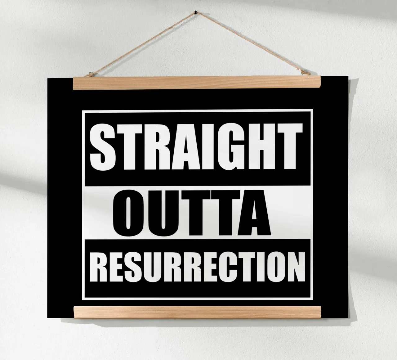 Straight outta resurrection carta hahnemühle da happieeagle