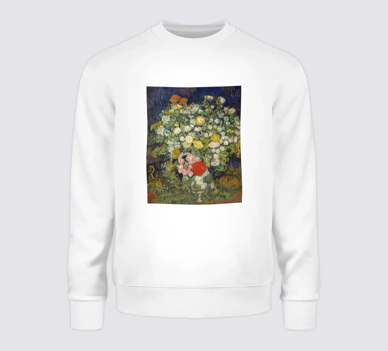 bouquet van Gogh con vaso felpa da Carinaprint