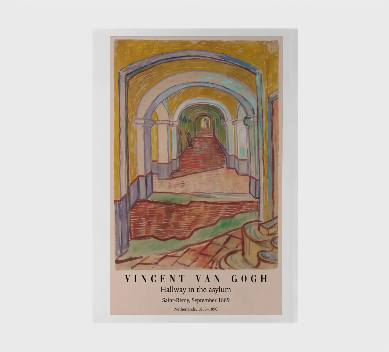 van Gogh - Corridor in the asylum notebook by Carinaprint