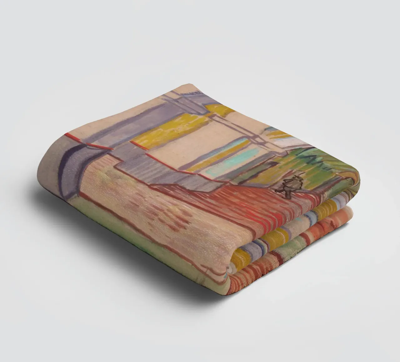 van Gogh corridor in the asylum towel by Carinaprint