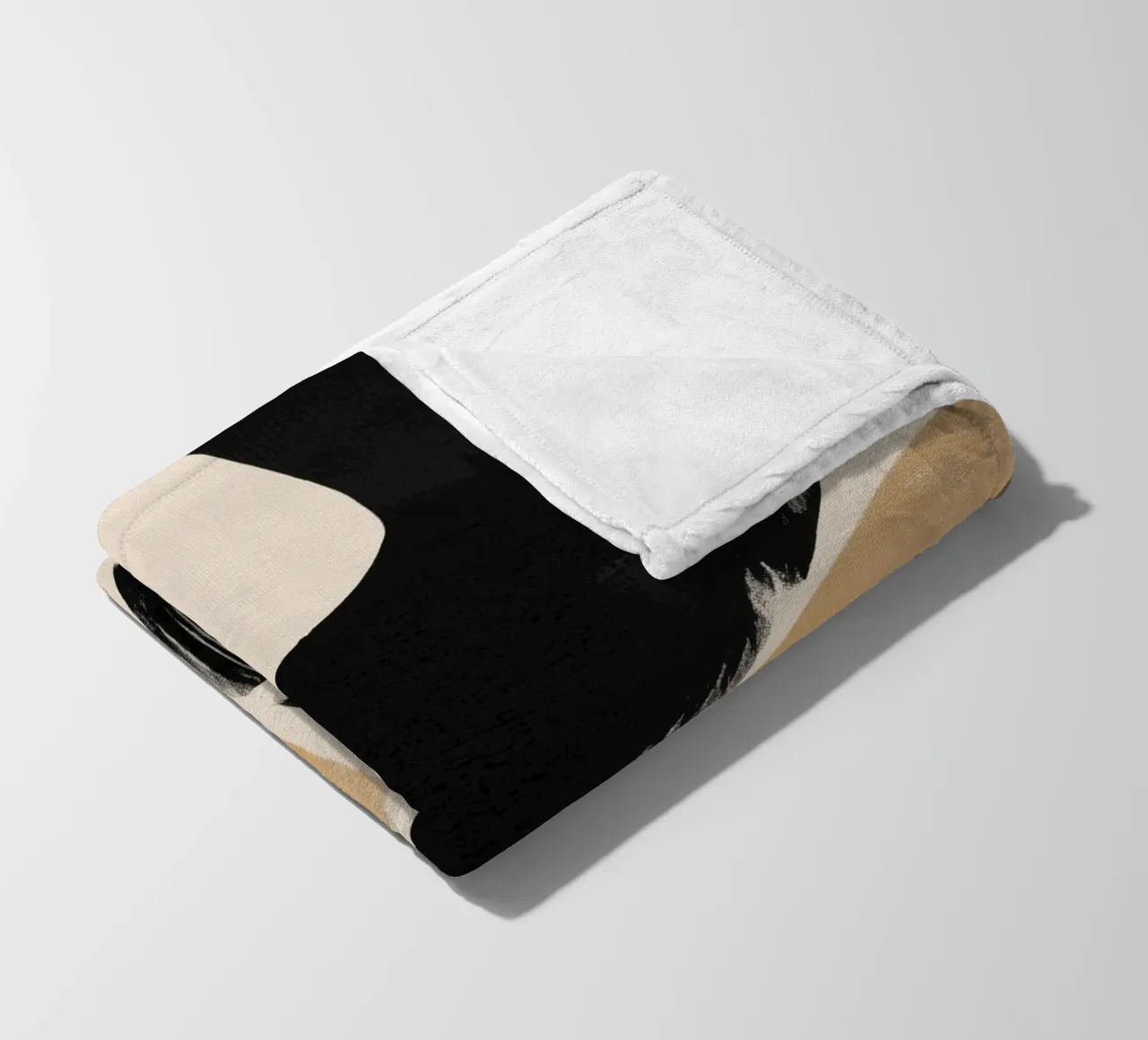 Pennellate audaci coperta in pile da Melloi Art Print